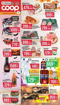 COOP akciós ujság 2026.10.15. 🎃 HALLOWEEN 🧡