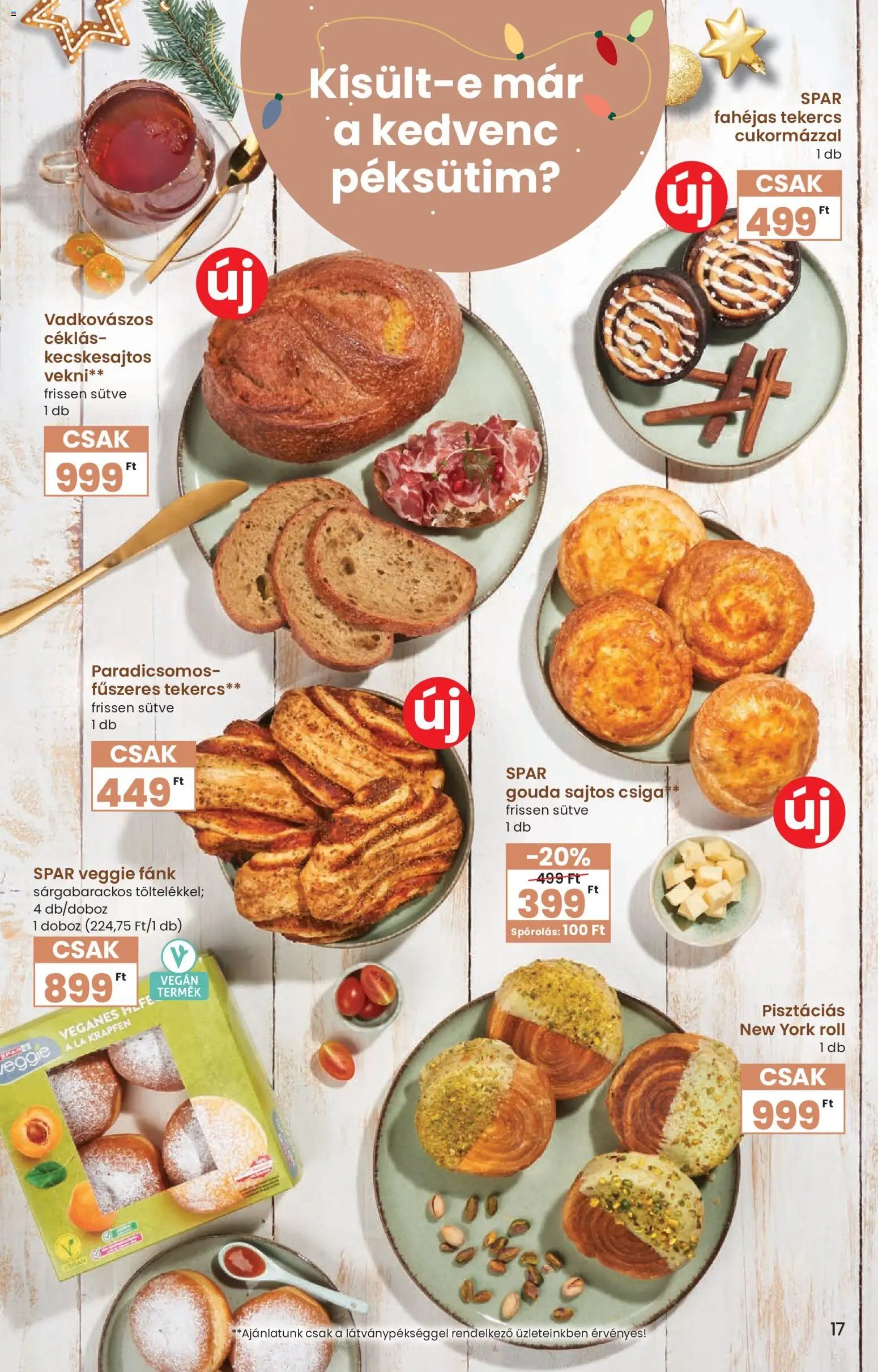 Spar újság 2025.11.27. Karácsonyi Ínyenc katalógus (2025-11-27 - 2025-12-27)