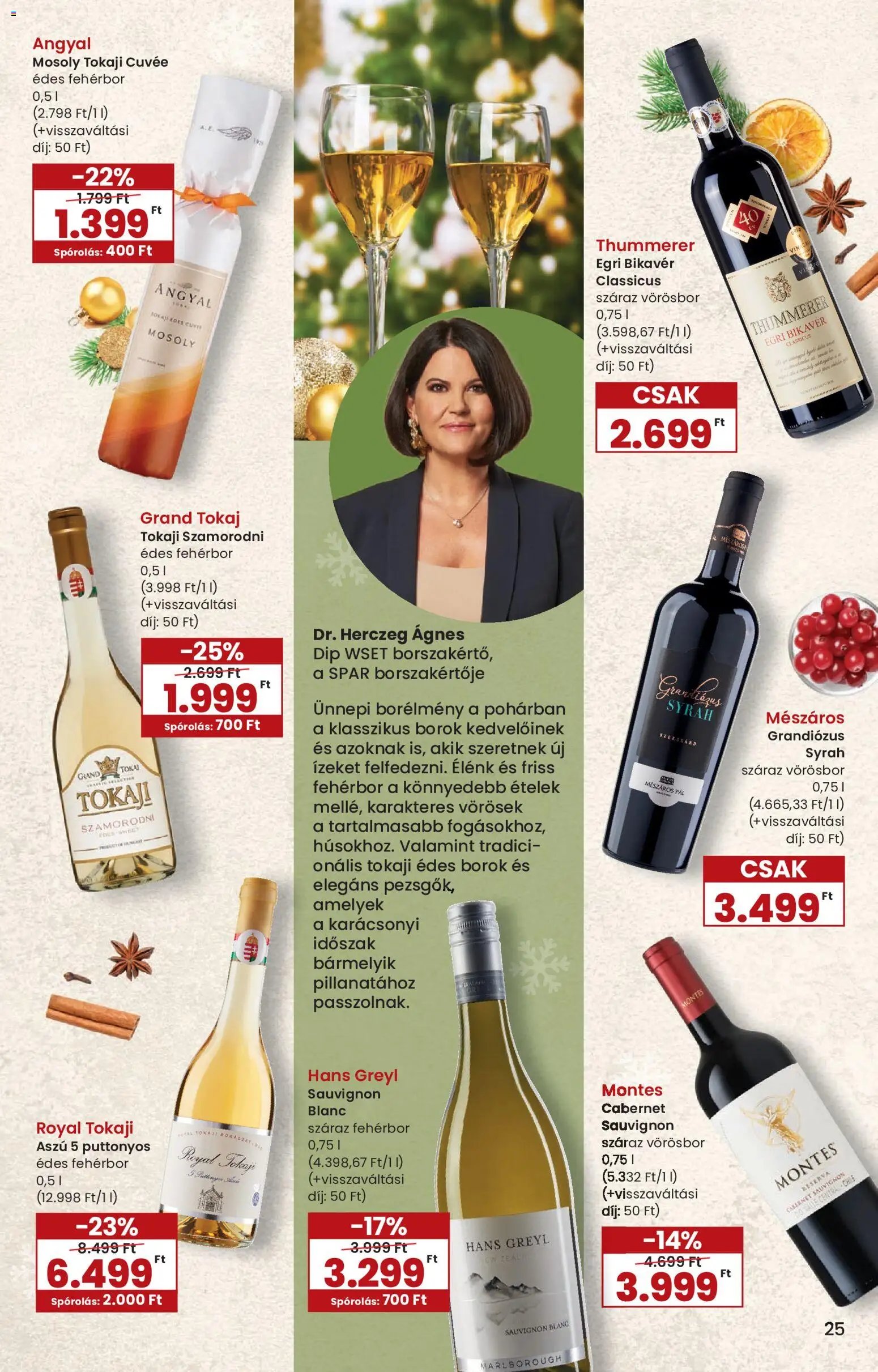 Spar újság 2025.11.27. Karácsonyi Ínyenc katalógus (2025-11-27 - 2025-12-27)