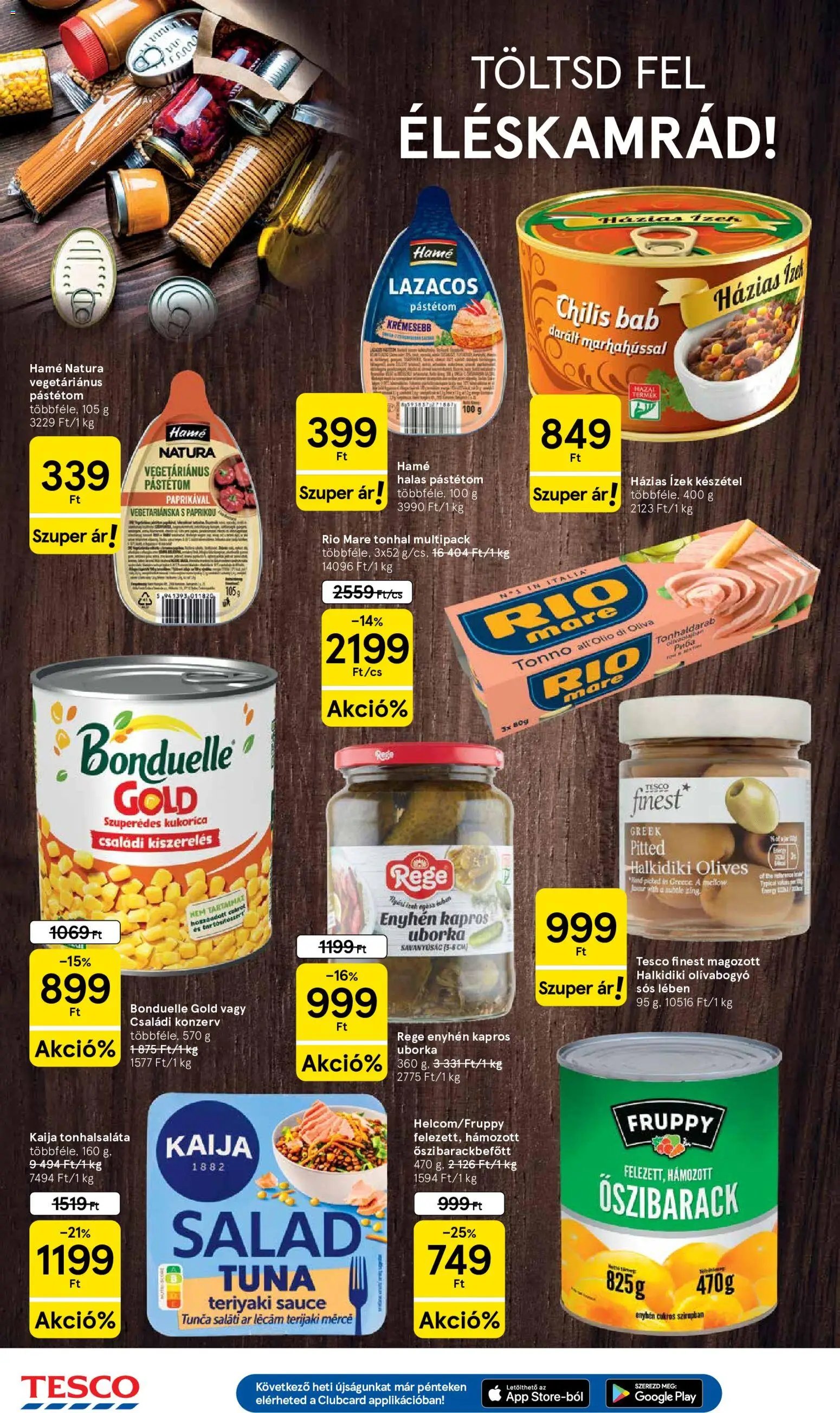 Tesco újság 2026.09.17. Tesco aktuális akciós újság