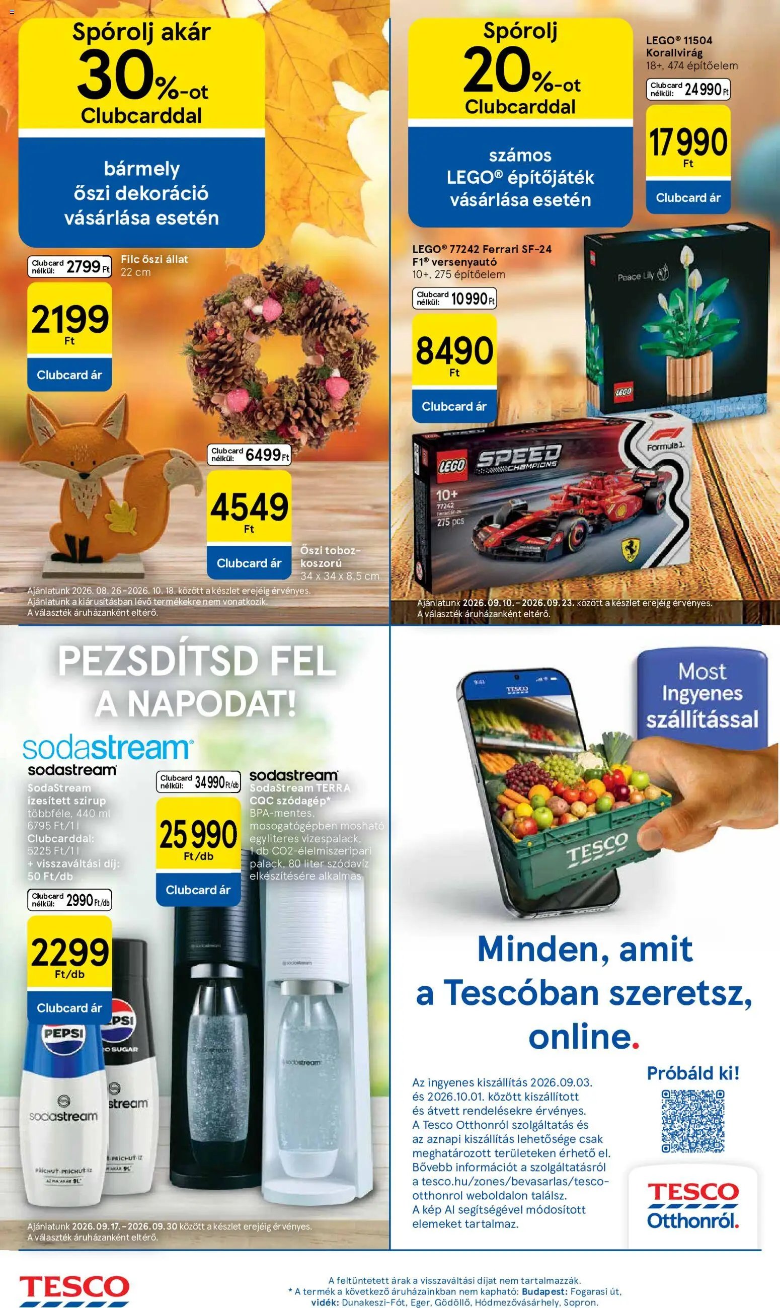 Tesco újság 2026.09.17. Tesco aktuális akciós újság