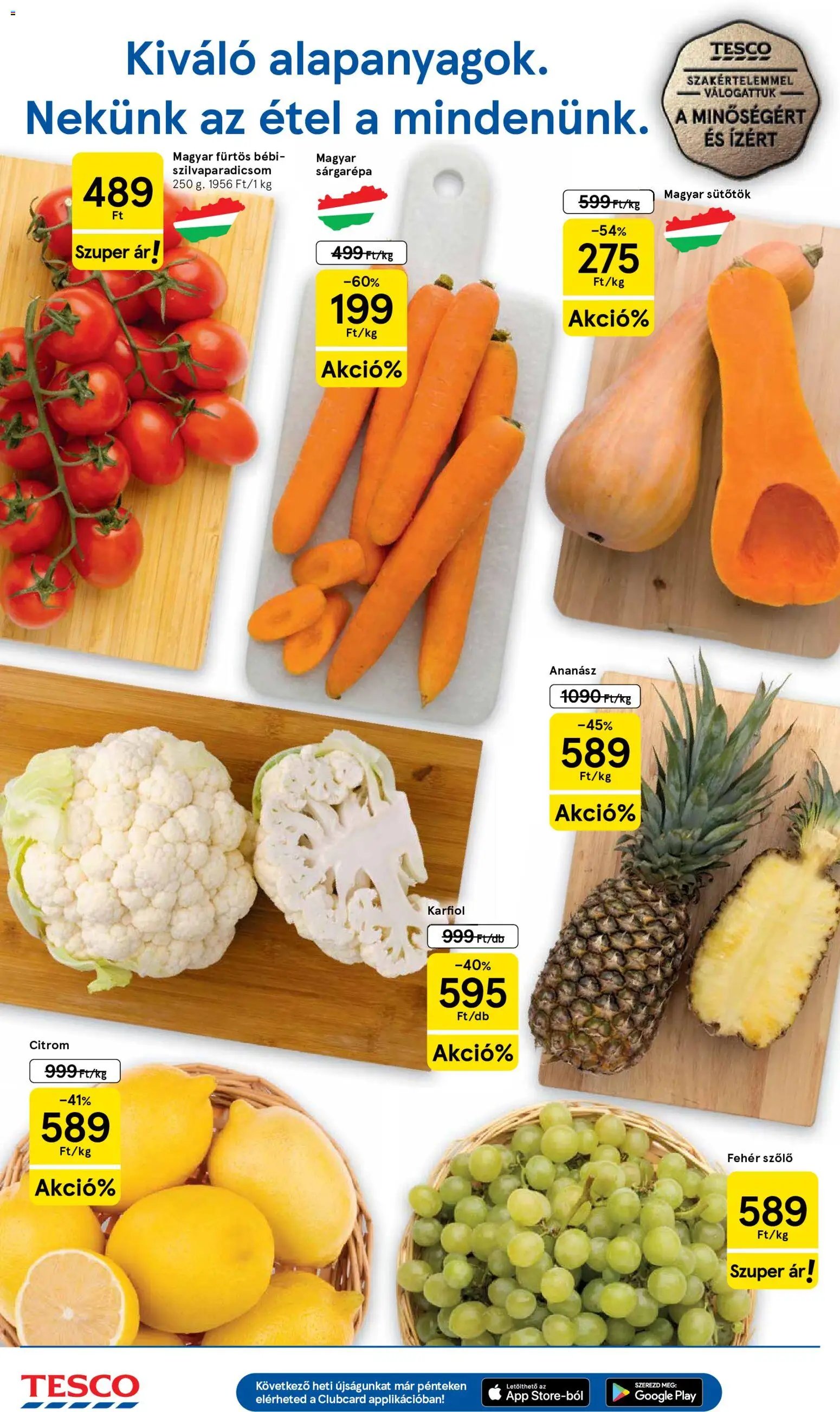 Tesco újság 2026.09.17. Tesco aktuális akciós újság