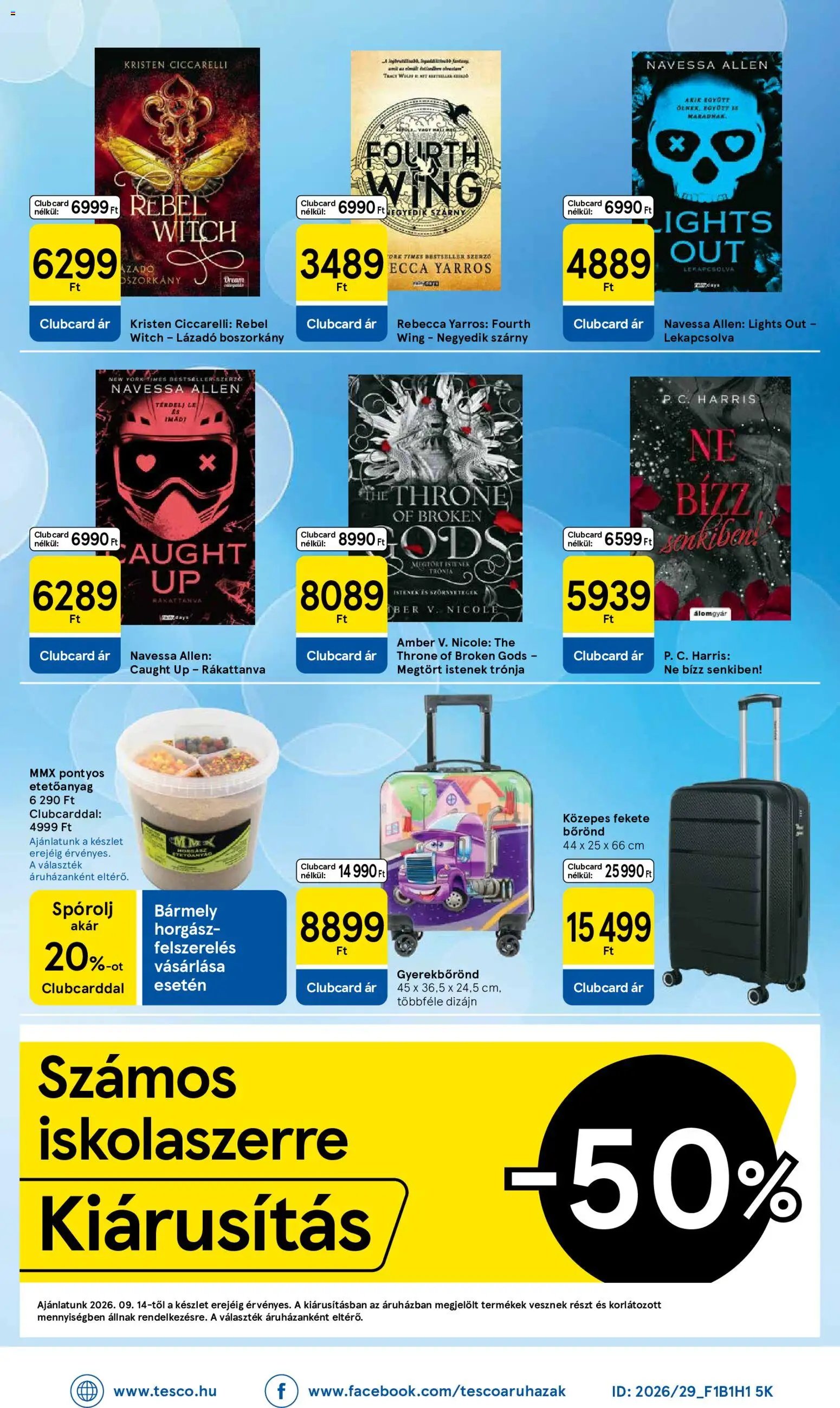 Tesco újság 2026.09.17. Tesco aktuális akciós újság