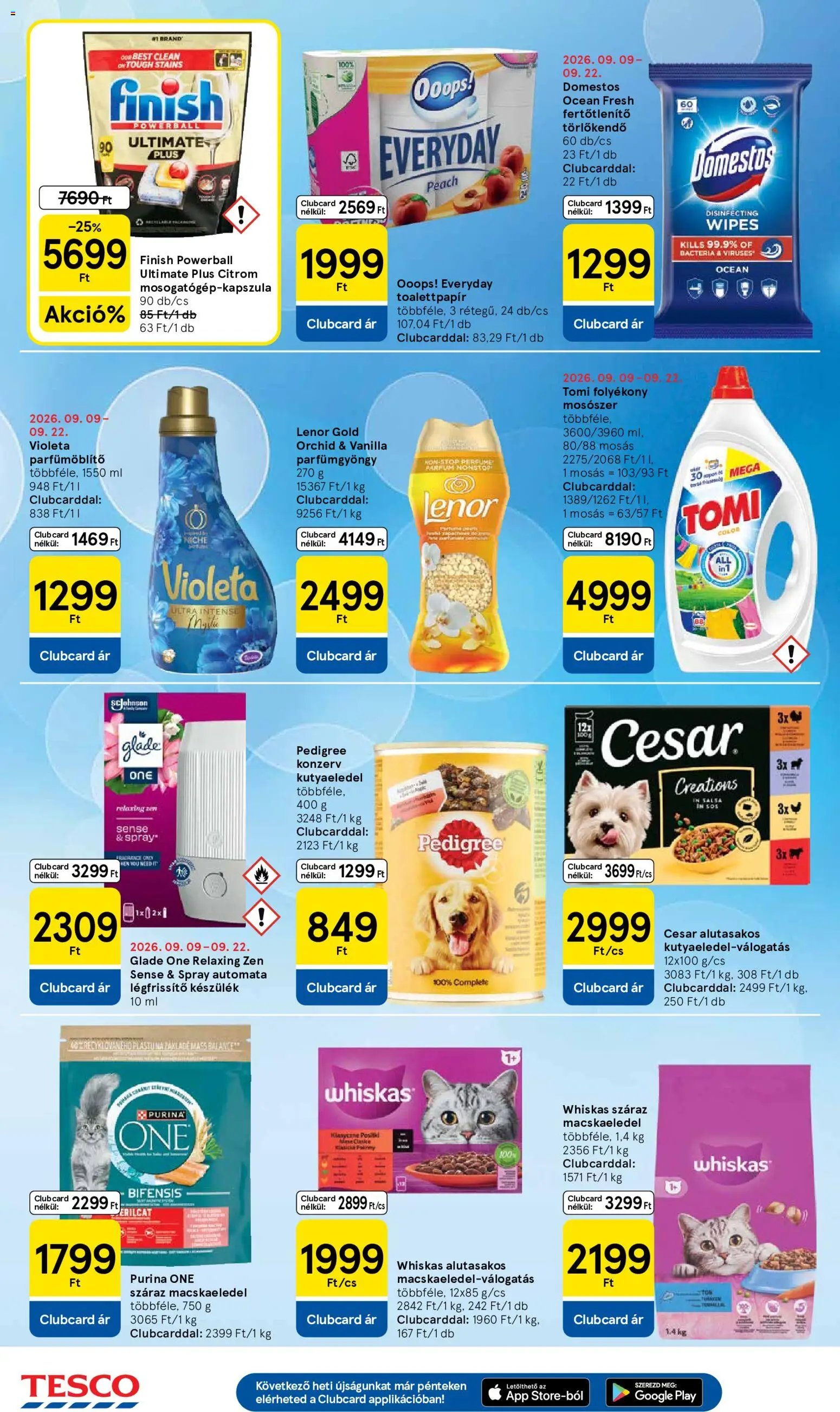 Tesco újság 2026.09.17. Tesco aktuális akciós újság