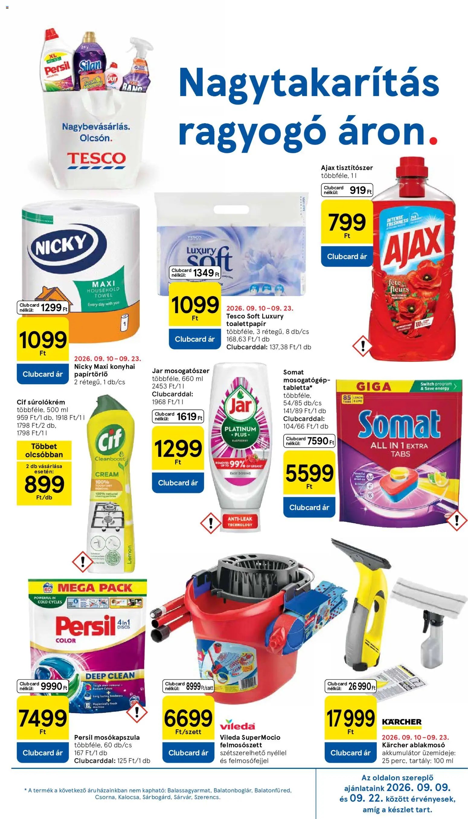 Tesco újság 2026.09.17. Tesco aktuális akciós újság