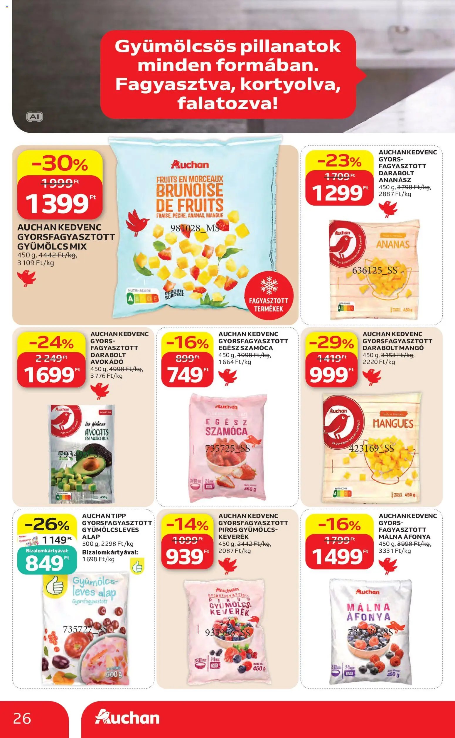 Auchan újság 2026.10.08. Auchan akciós újság