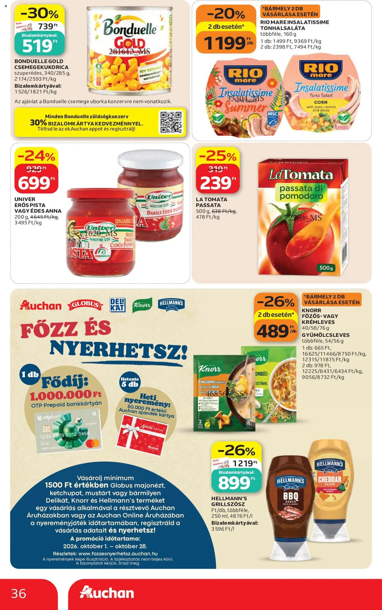 Auchan újság 2026.10.08. Auchan akciós újság