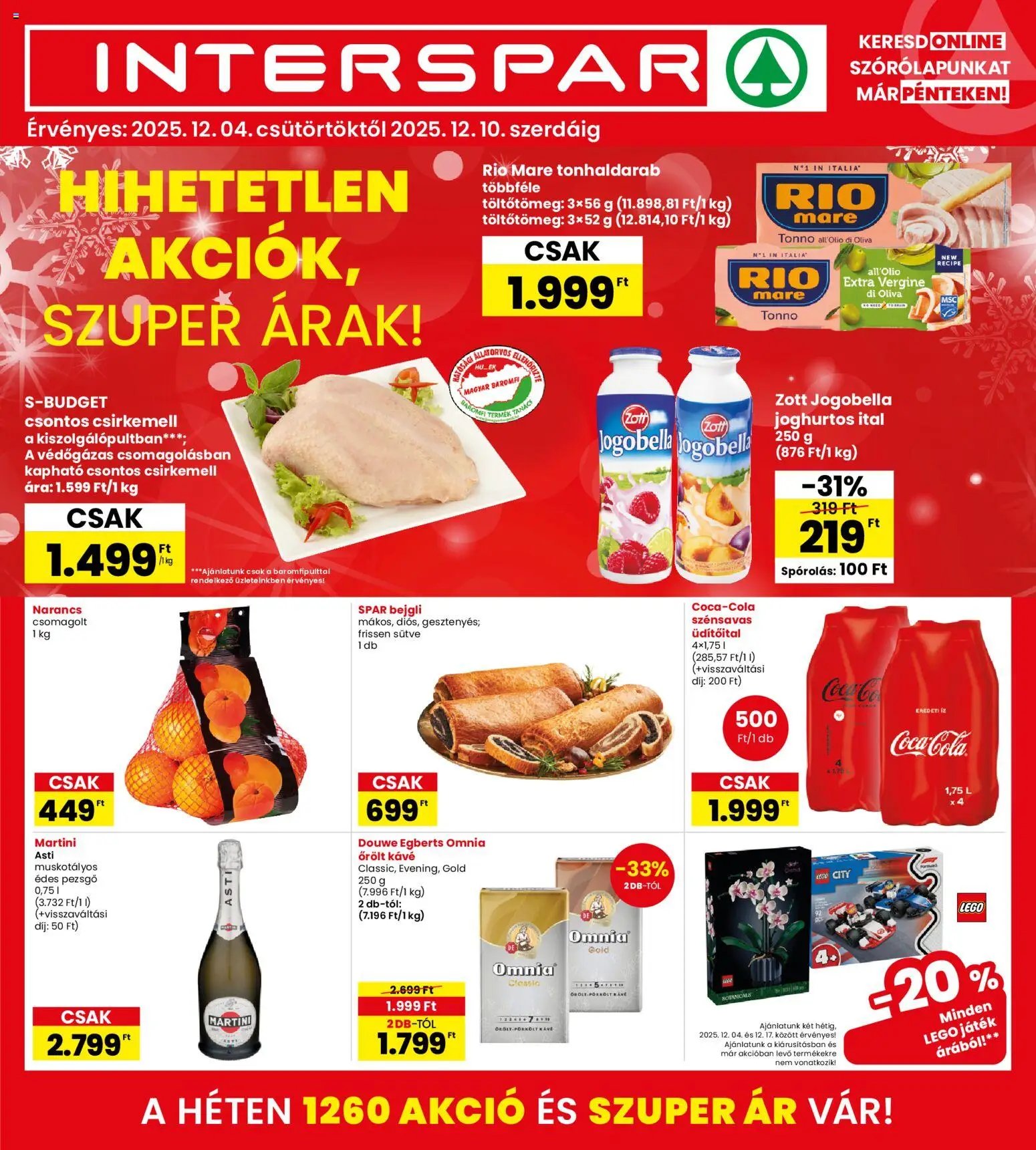 Interspar újság 2025.12.04. Akciós újság Interspar (2025-12-04 - 2025-12-10)