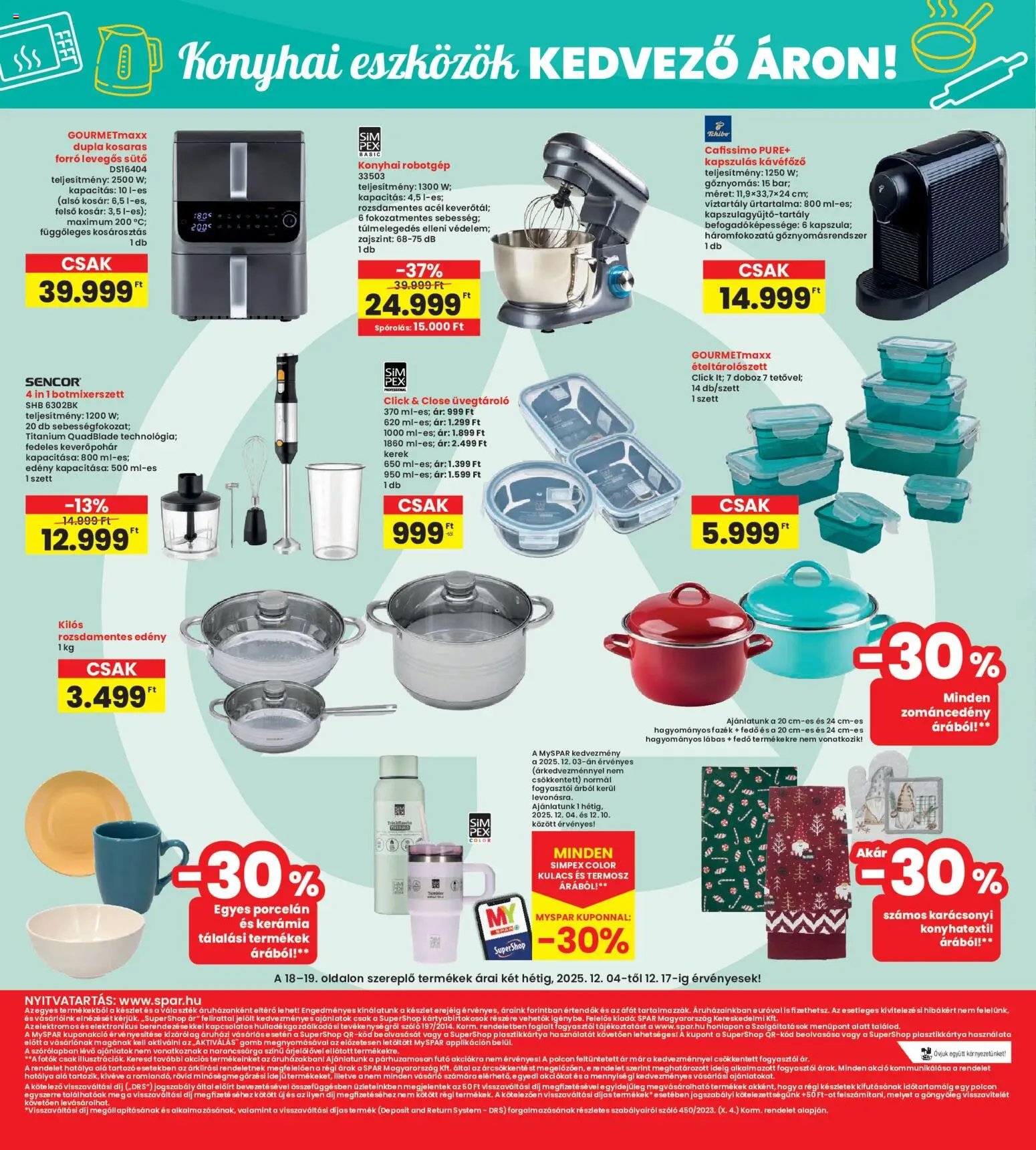 Interspar újság 2025.12.04. Akciós újság Interspar (2025-12-04 - 2025-12-10)