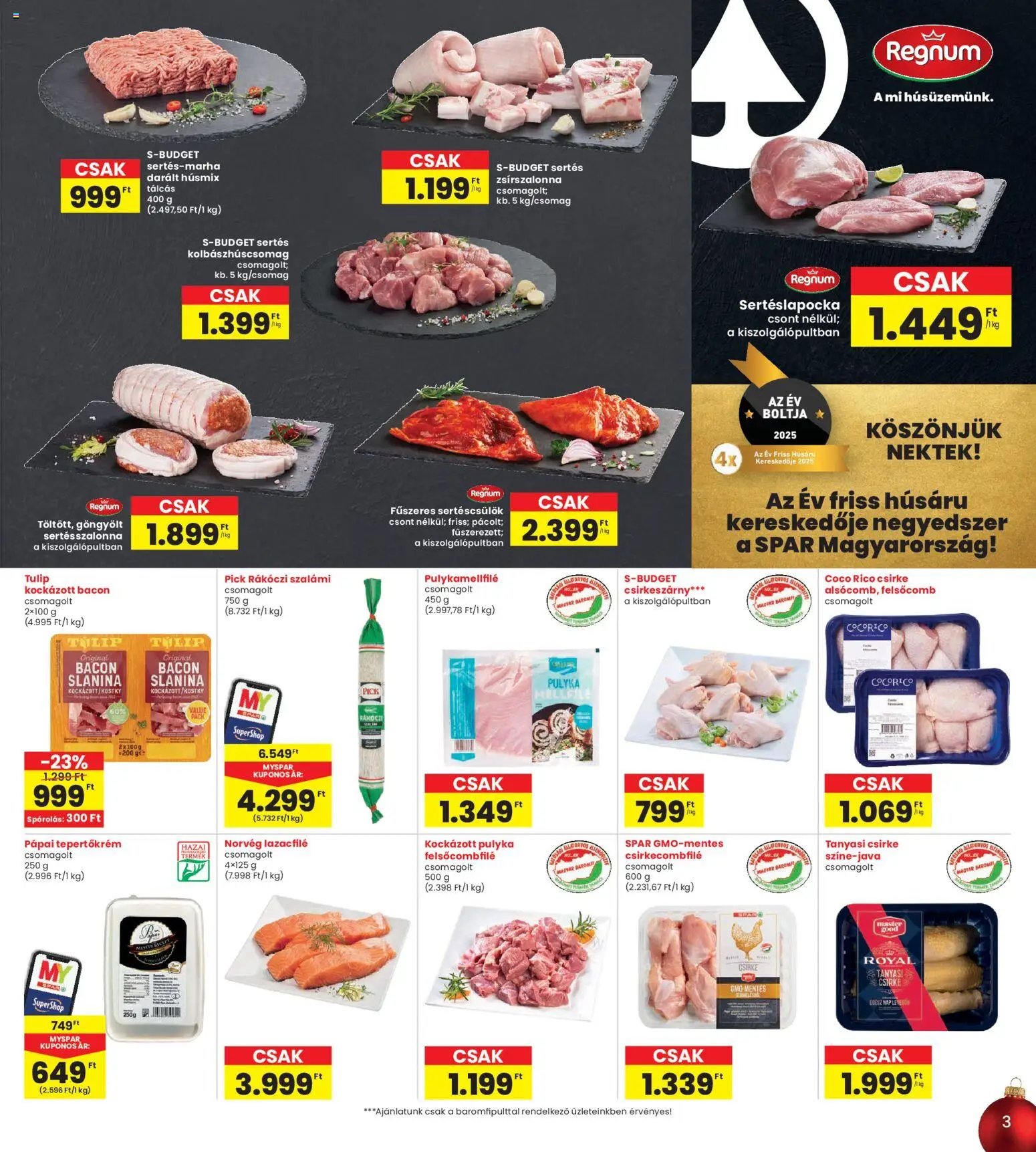 Interspar újság 2025.12.04. Akciós újság Interspar (2025-12-04 - 2025-12-10)