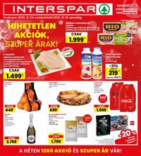 Interspar újság 2025.12.04. Akciós újság Interspar (2025-12-04 - 2025-12-10)