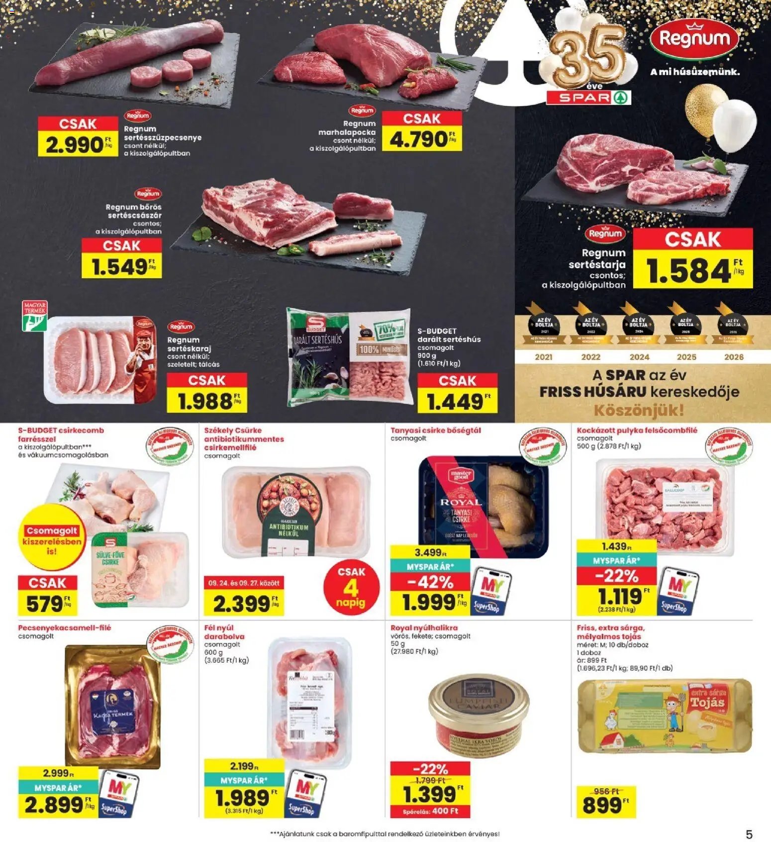 Interspar újság 2026.09.24. Interspar akciós újság