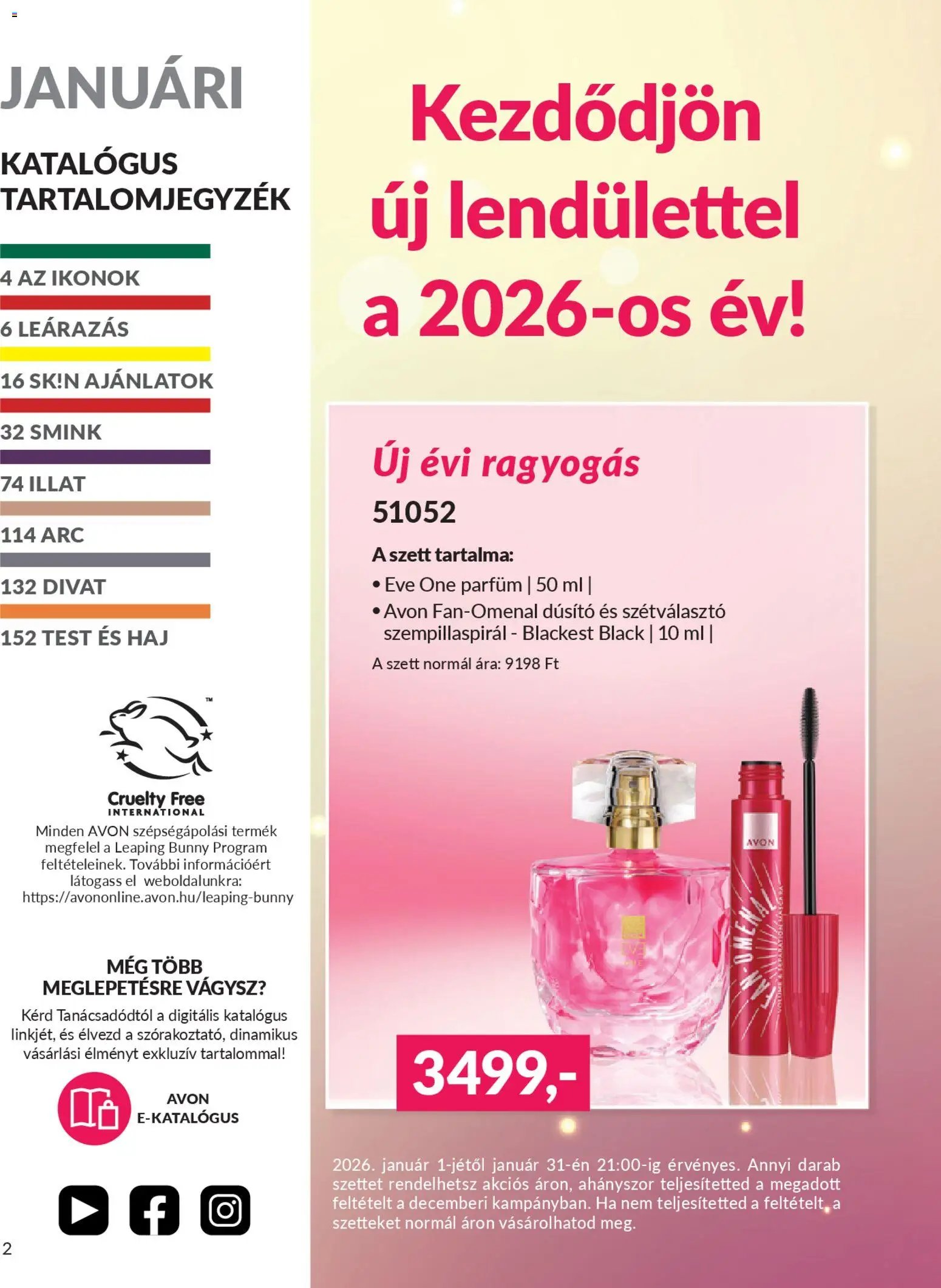 Avon újság 2026.01.01. AVON online katalógus 2026 januári (2026-01-01 - 2026-01-31)