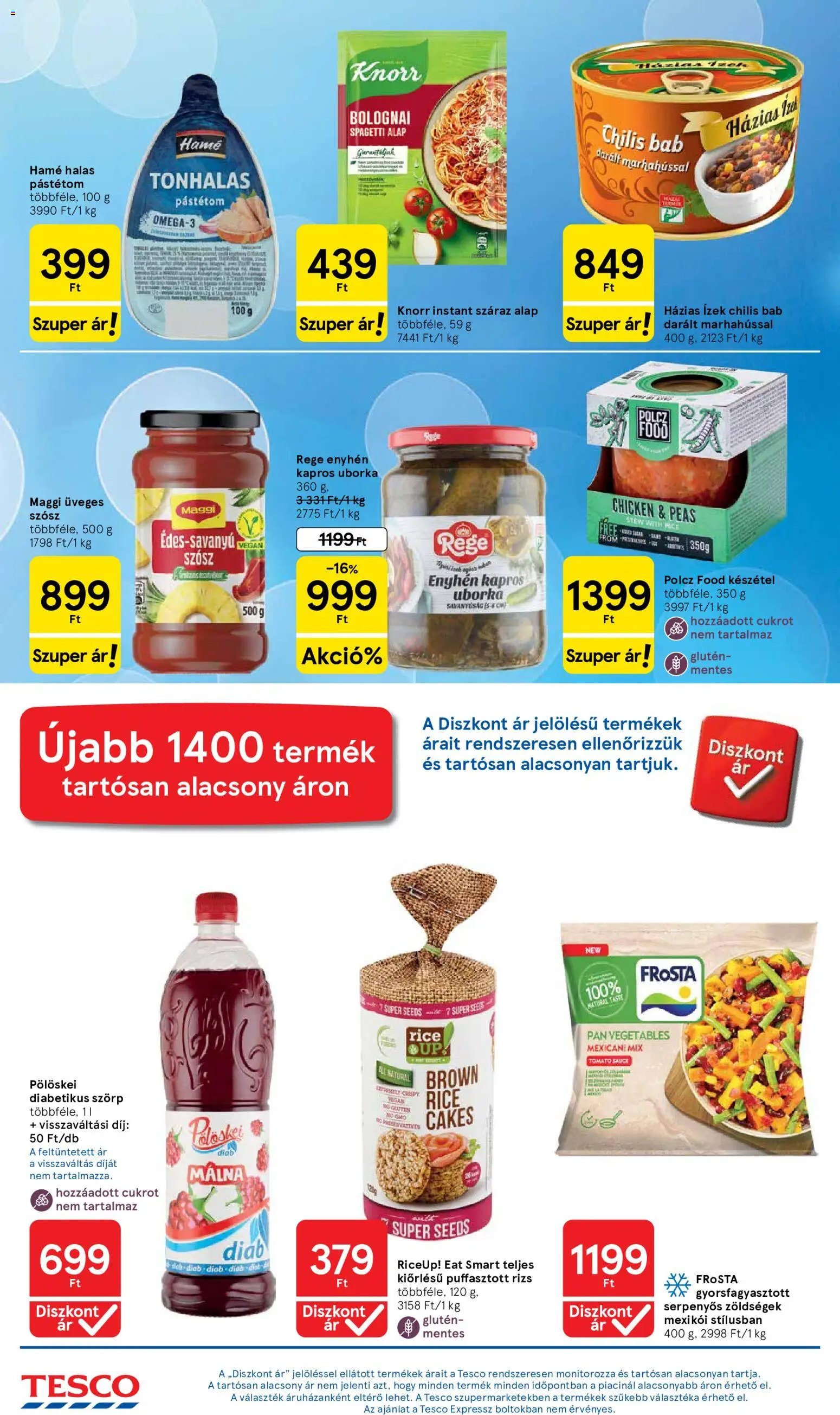 Tesco újság 2026.09.17. Tesco Szupermarket akciós újság