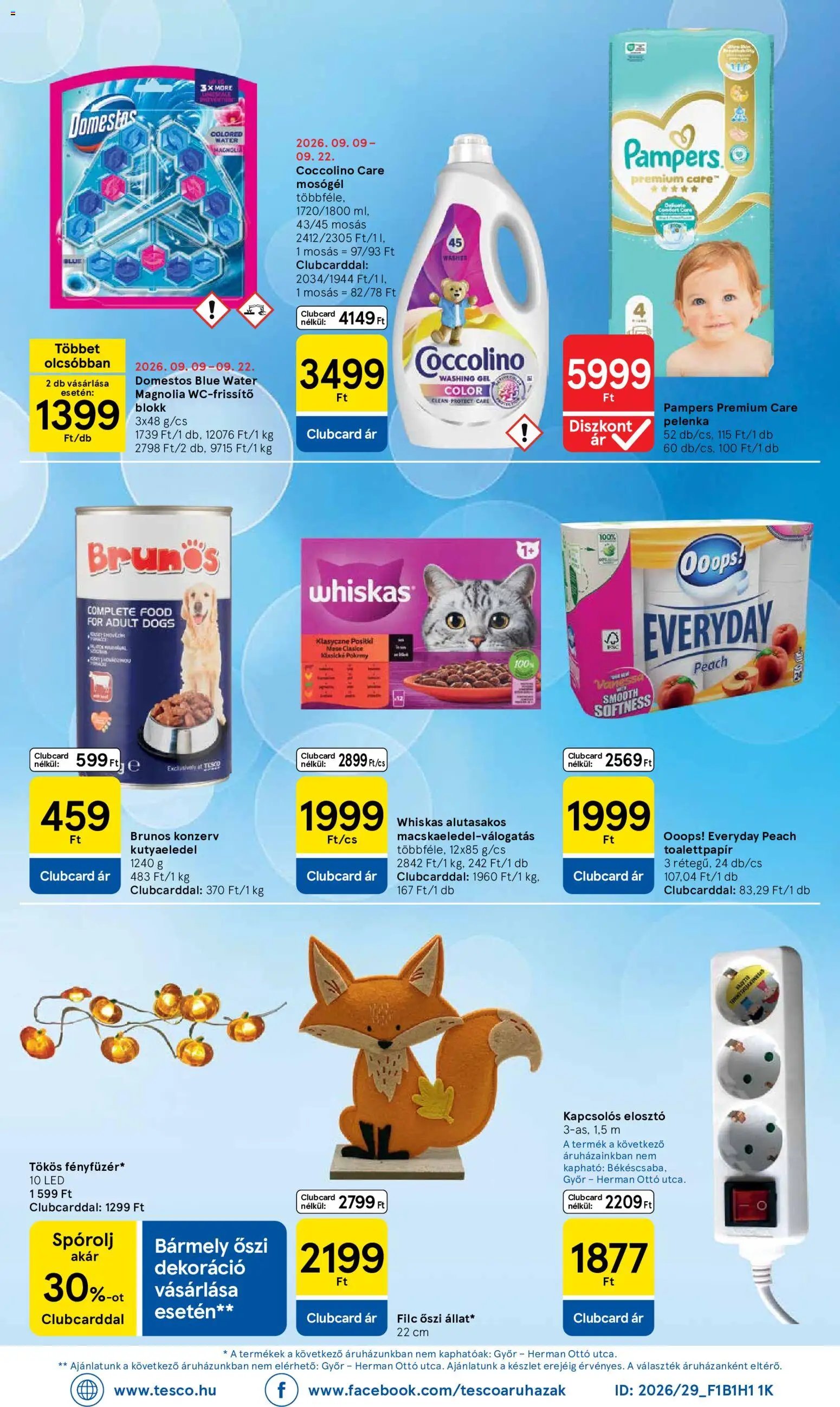 Tesco újság 2026.09.17. Tesco Szupermarket akciós újság