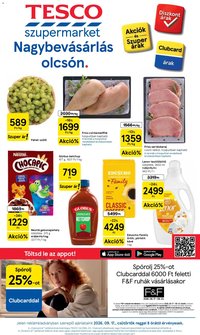 Tesco újság 2026.09.17. Tesco Szupermarket akciós újság