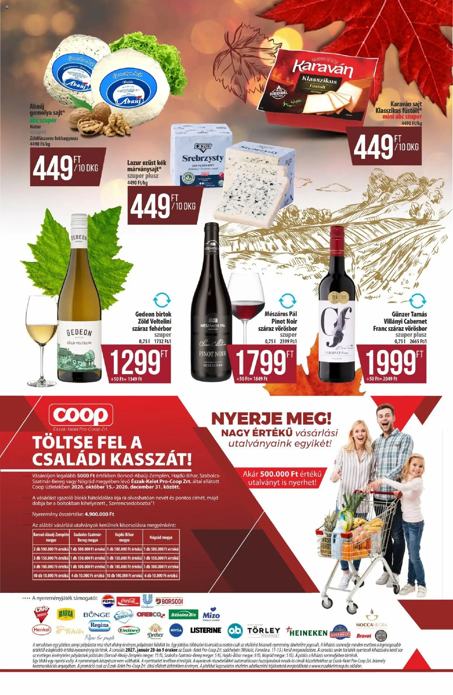 COOP - Újság Észak Kelet Pro-Coop Zrt 2026.10.15. - lapozható formában szórólap ✳️