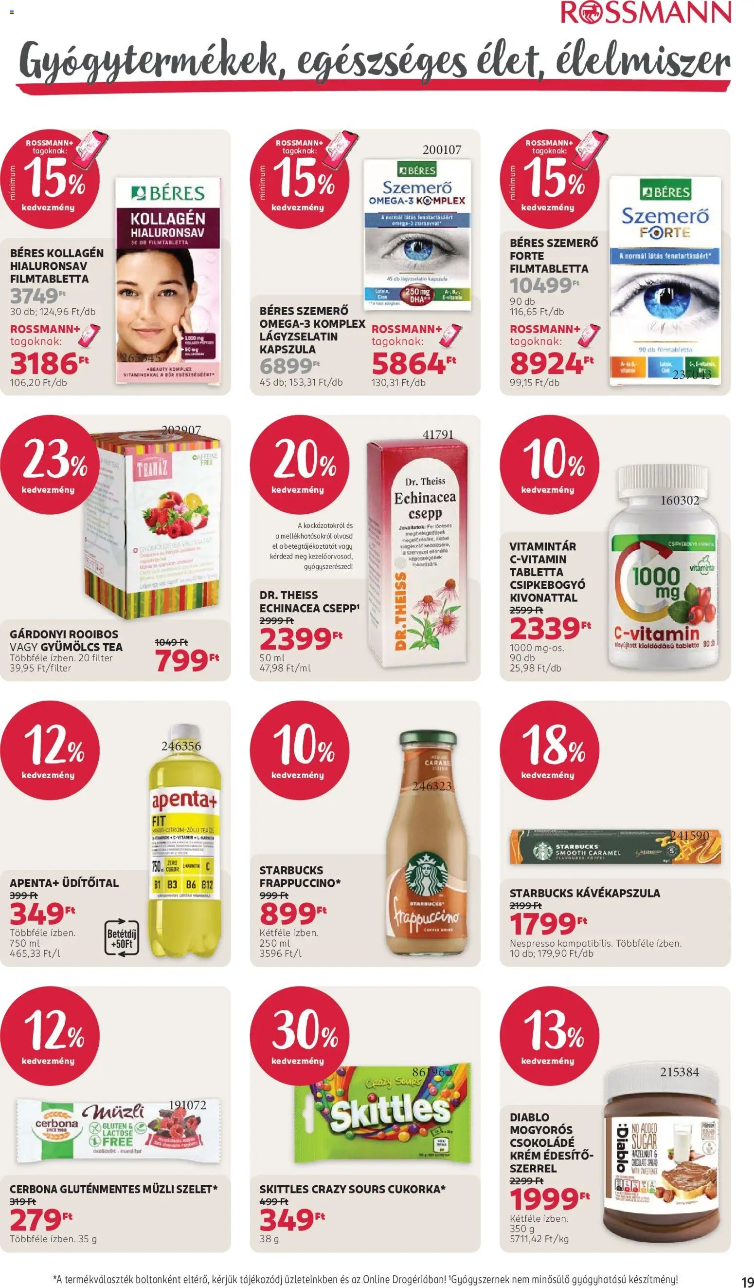 Rossmann akciós újság 2026.10.19. - lapozható formában szórólap ✳️