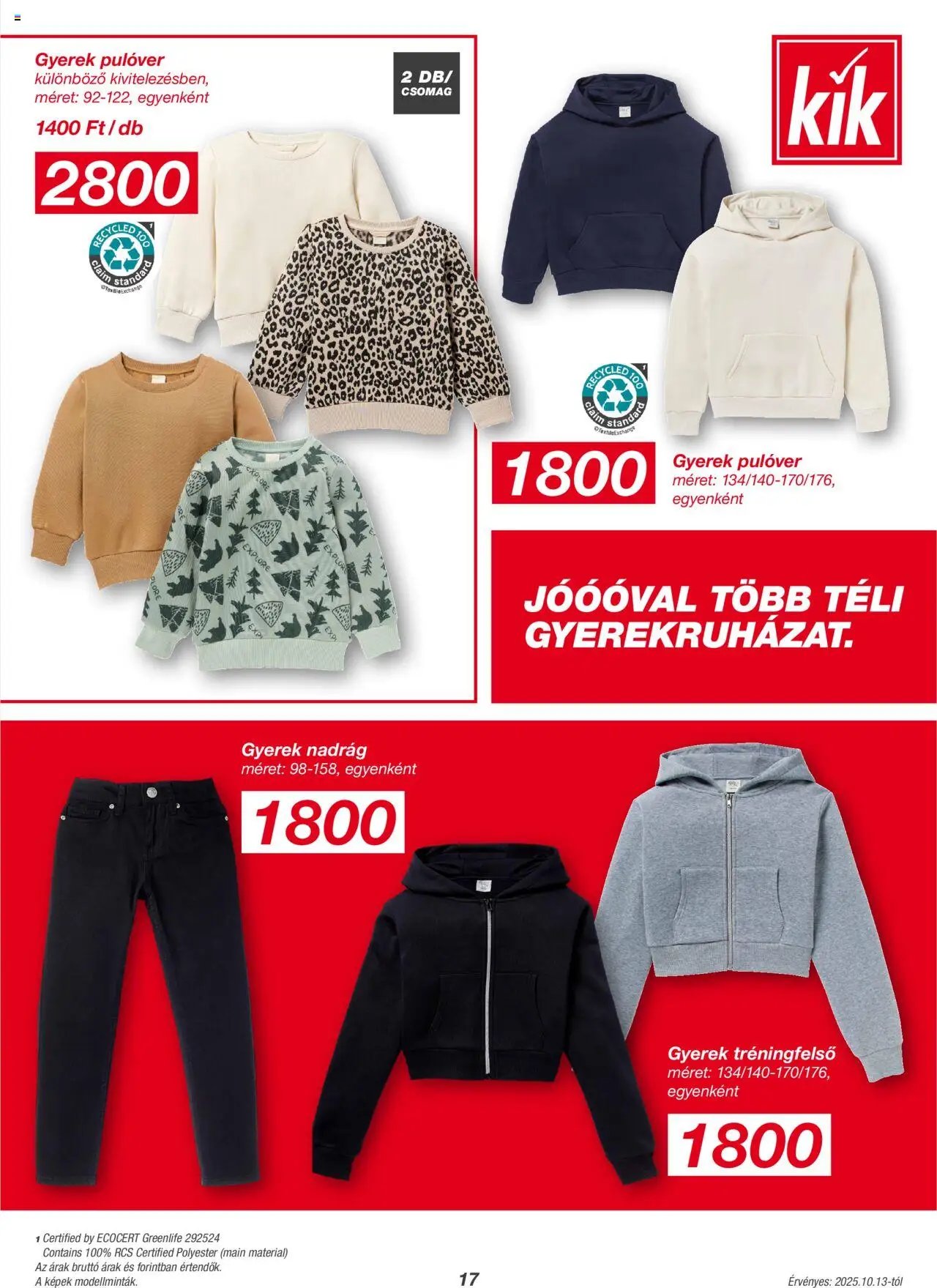 Kik újság 2025.10.13. Akciós újság Kik (2025-10-13)