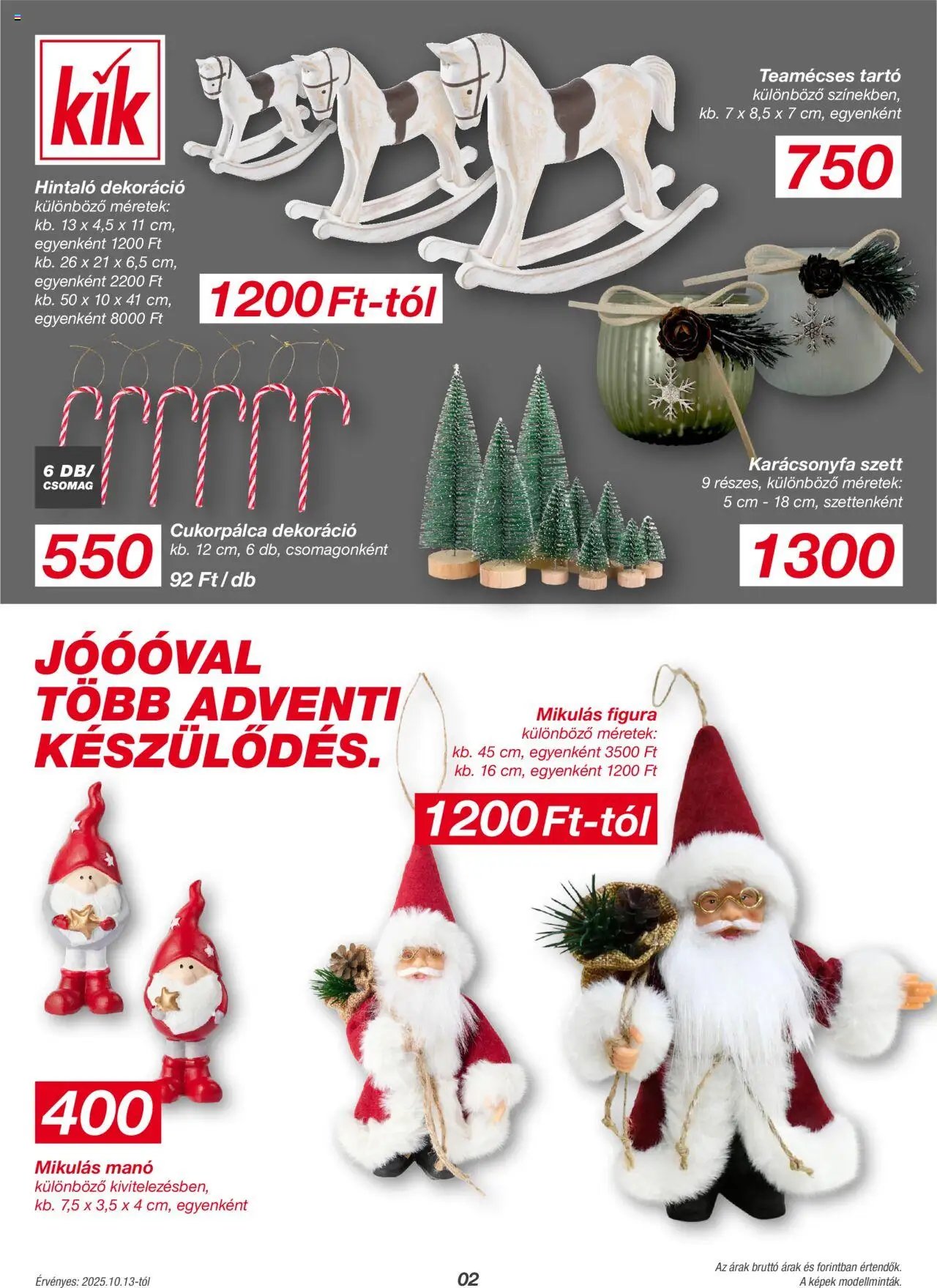 Kik újság 2025.10.13. Akciós újság Kik (2025-10-13)