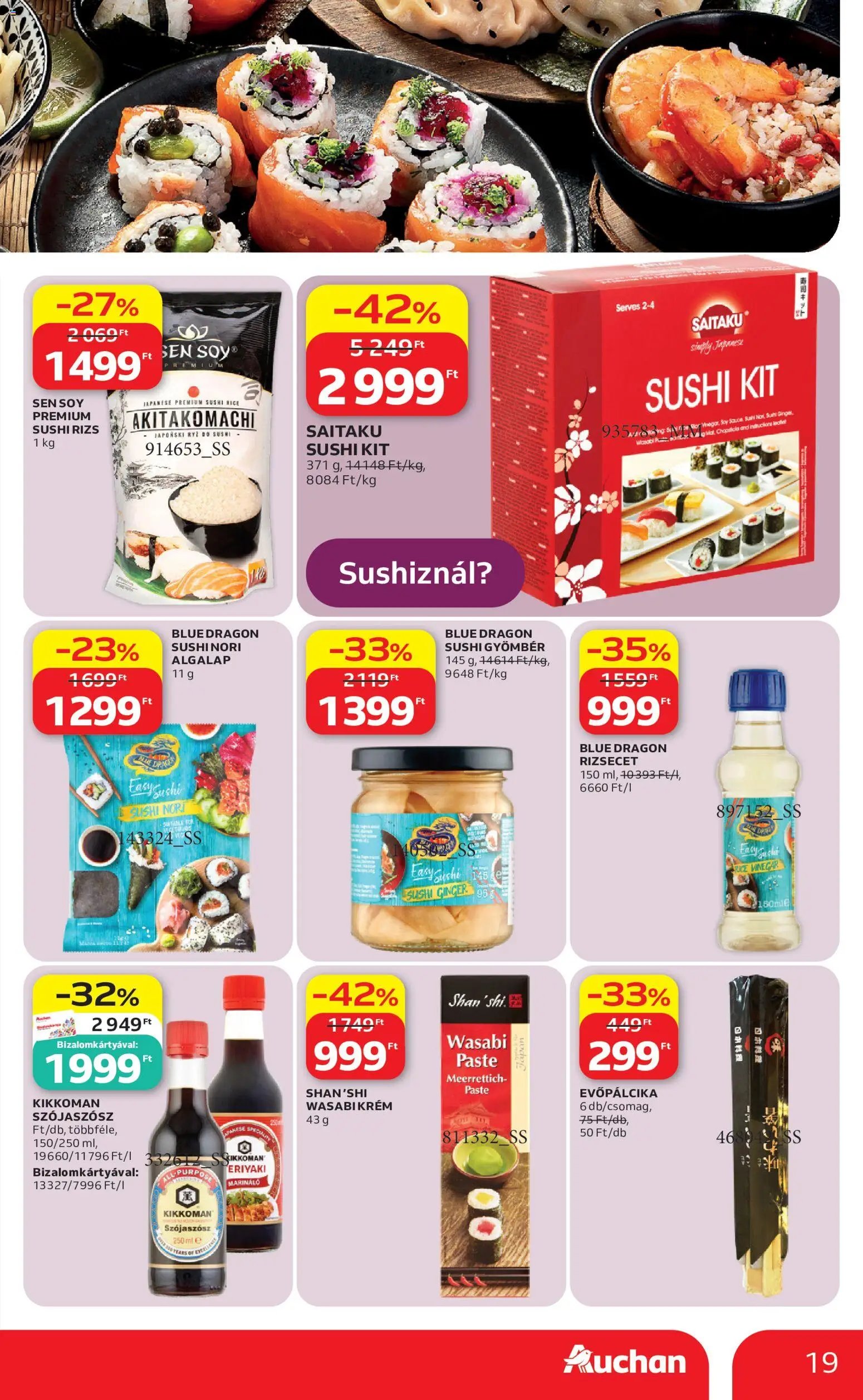 Auchan újság 2026.05.07. Auchan Nemzetközi konyha ajánlataink (2026-05-07 - 2026-05-20)