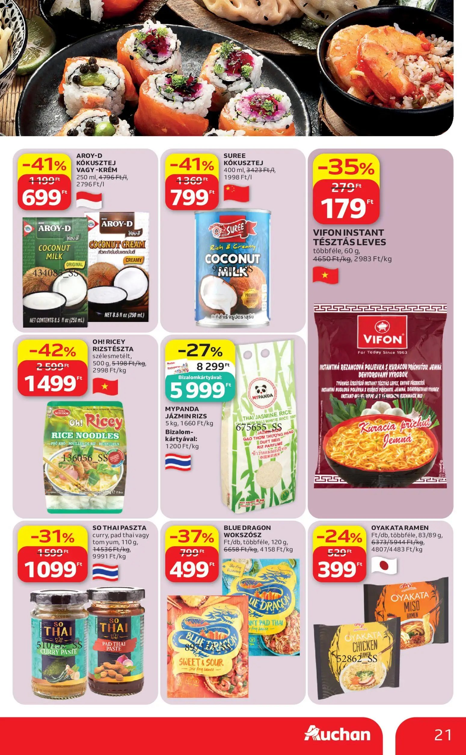 Auchan újság 2026.05.07. Auchan Nemzetközi konyha ajánlataink (2026-05-07 - 2026-05-20)