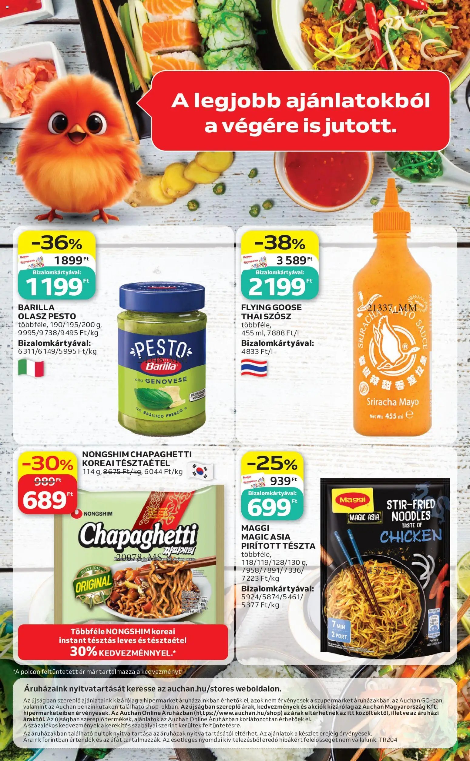 Auchan újság 2026.05.07. Auchan Nemzetközi konyha ajánlataink (2026-05-07 - 2026-05-20)