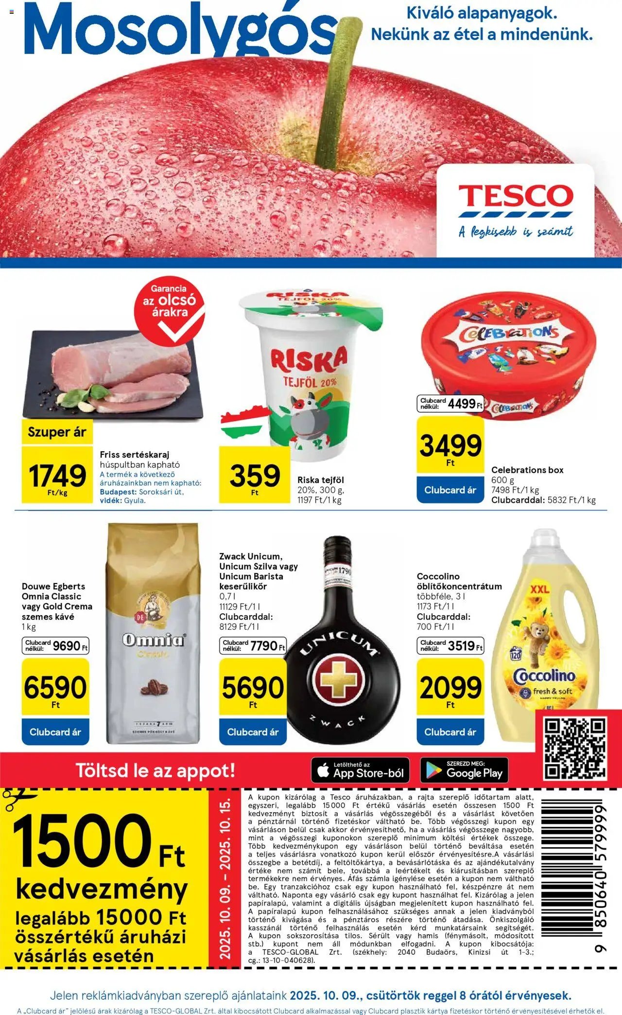 Tesco újság 2025.10.09. Akciós újság Tesco (2025-10-09 - 2025-10-15)