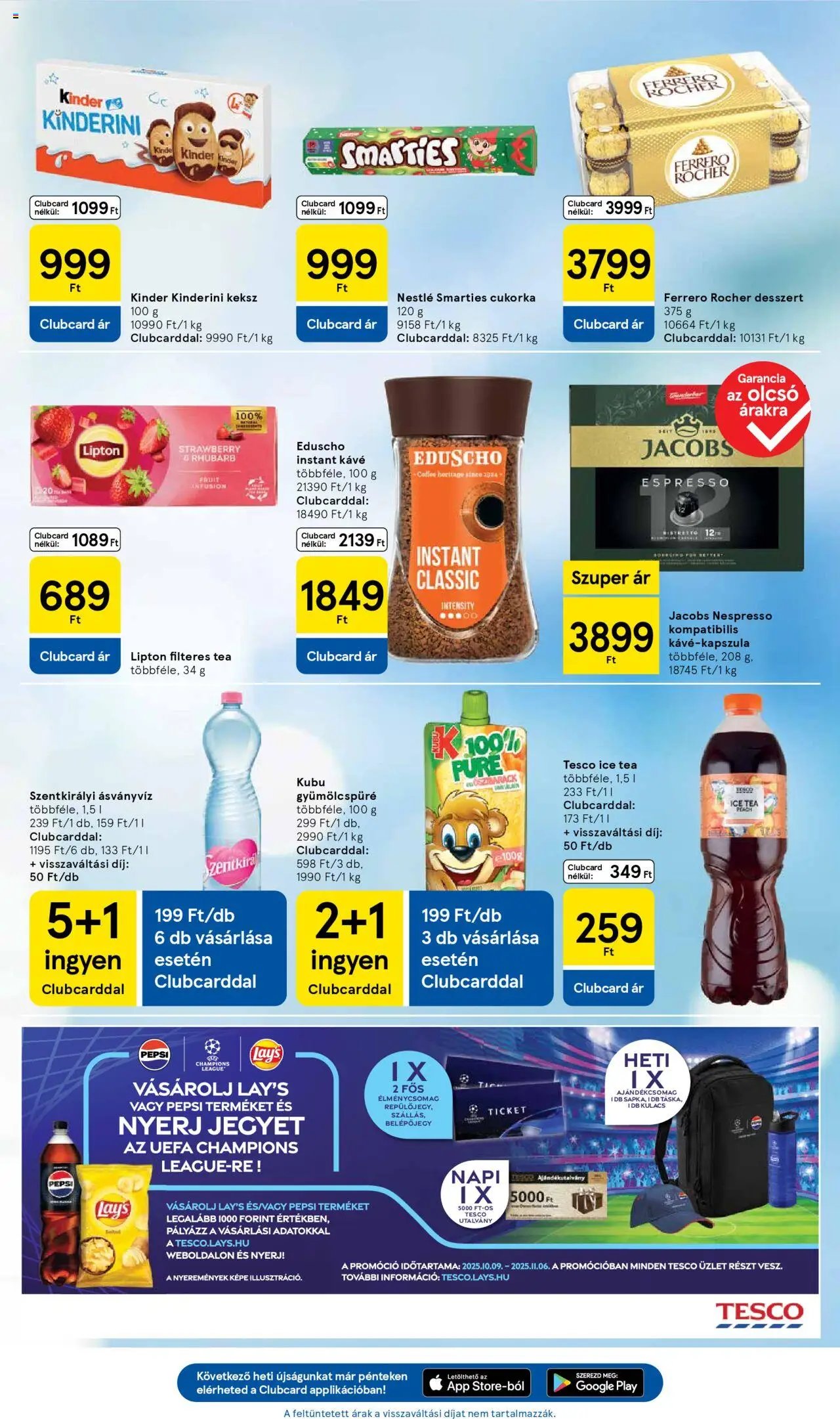 Tesco újság 2025.10.09. Akciós újság Tesco (2025-10-09 - 2025-10-15)
