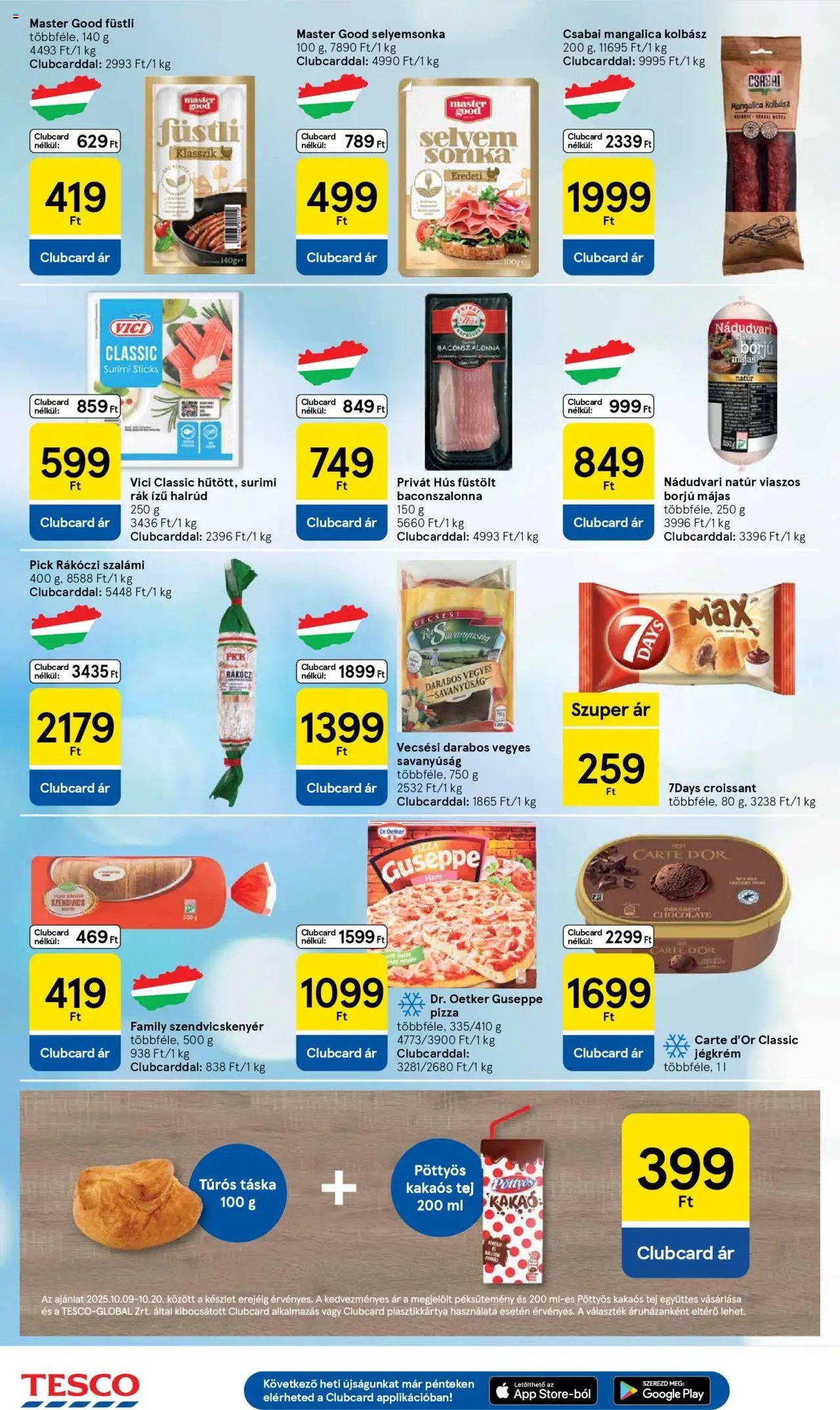 Tesco újság 2025.10.09. Akciós újság Tesco (2025-10-09 - 2025-10-15)