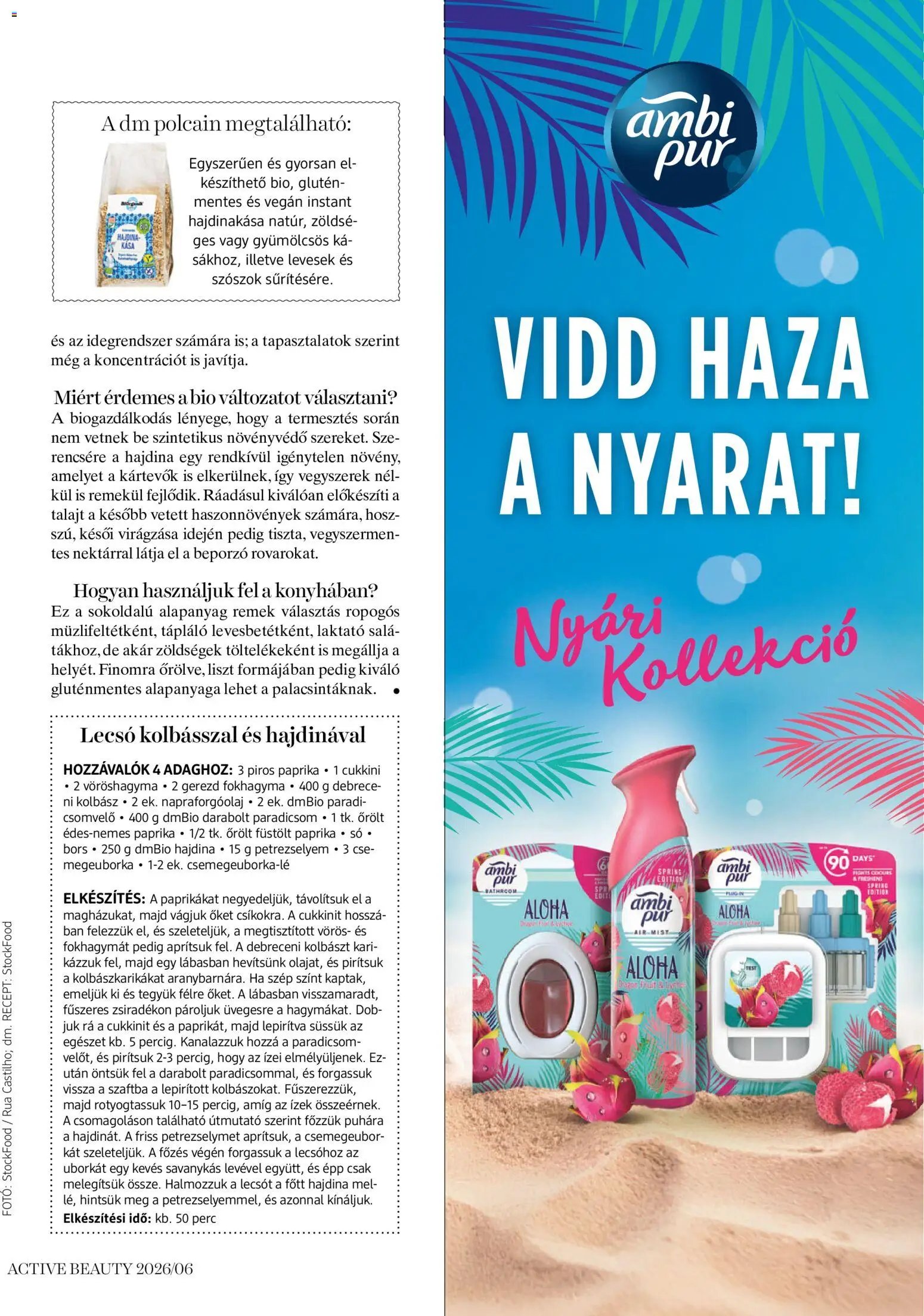 DM Drogerie Markt újság 2026.06.18. DM Drogerie Markt Active Beauty 2026/06