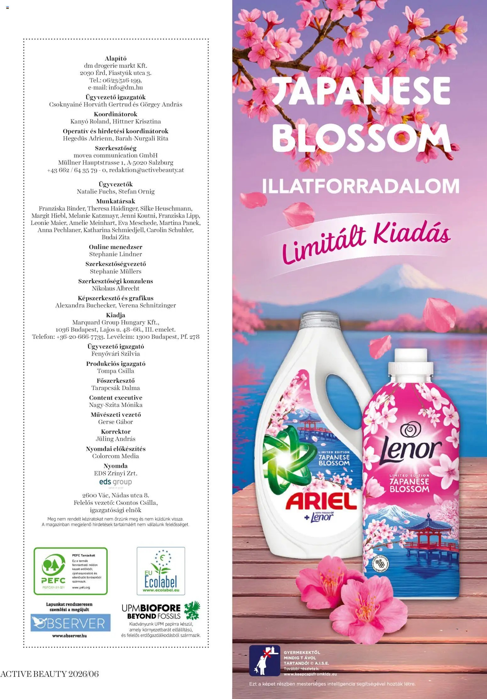 DM Drogerie Markt újság 2026.06.18. DM Drogerie Markt Active Beauty 2026/06
