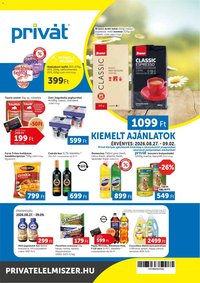 PRIVÁT újság 2026.08.27. PRIVÁT akciós újság
