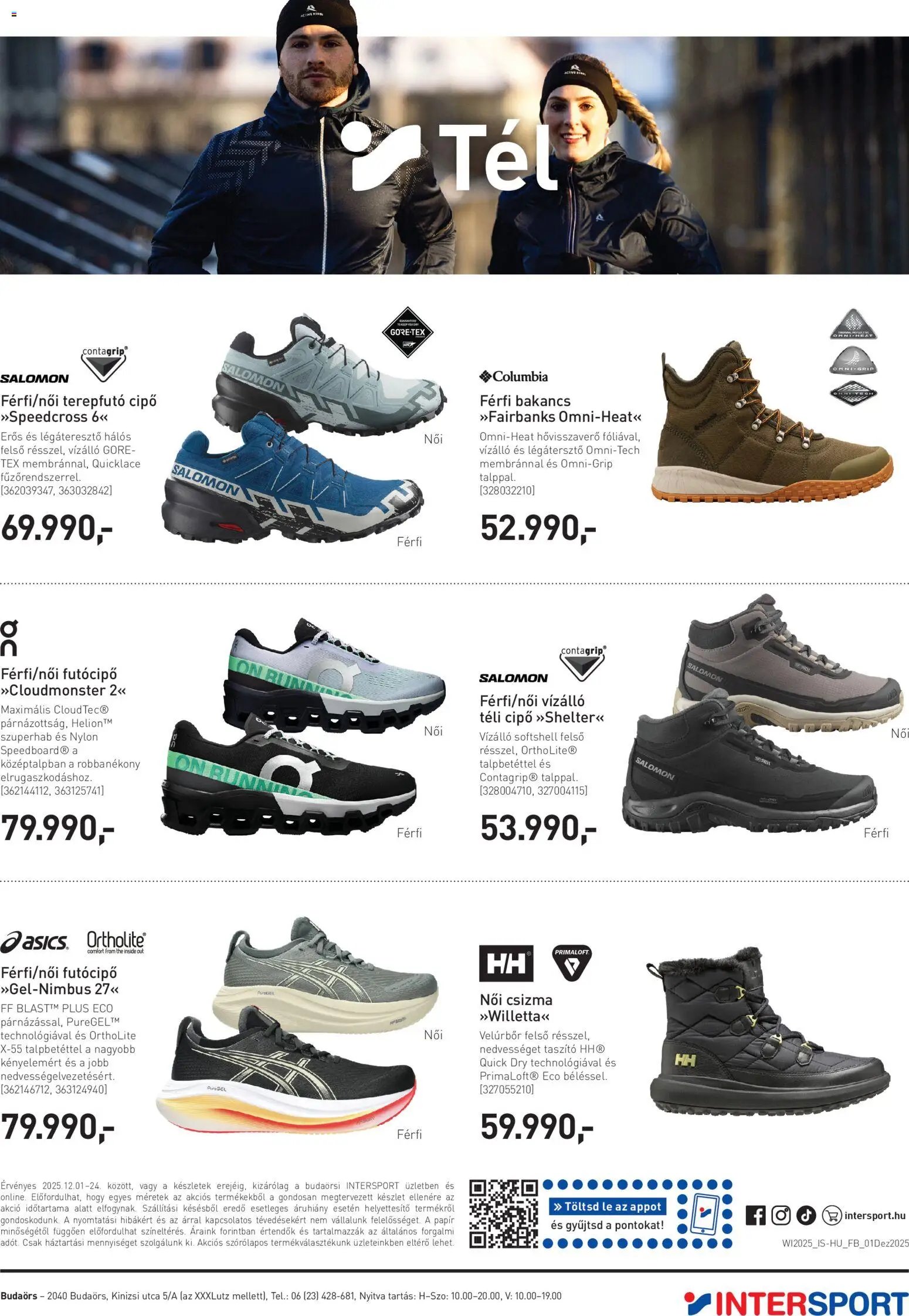 Intersport újság 2025.12.01. Akciós újság Intersport (2025-12-01 - 2025-12-24)