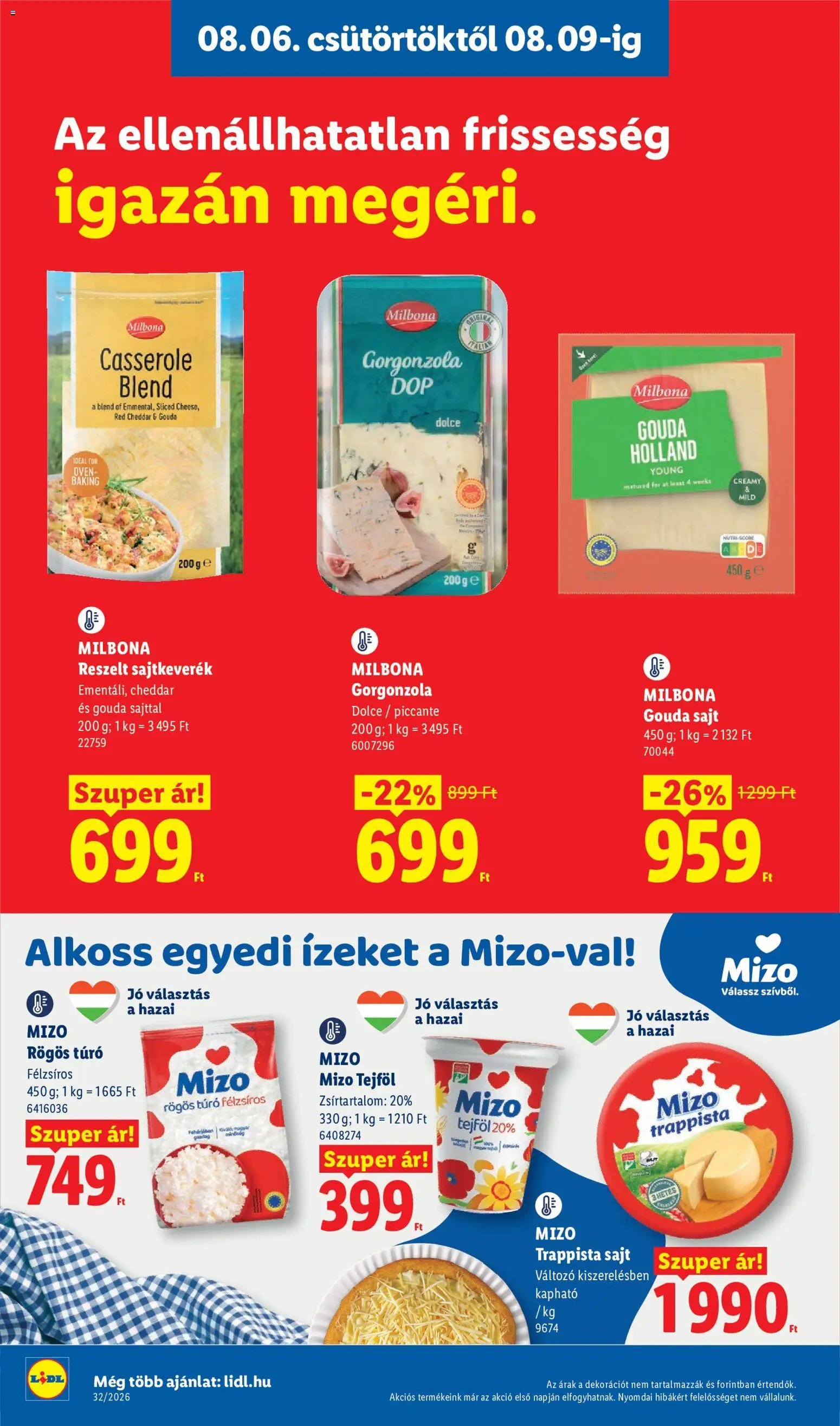 Lidl újság 2026.08.06. Lidl akciós újság