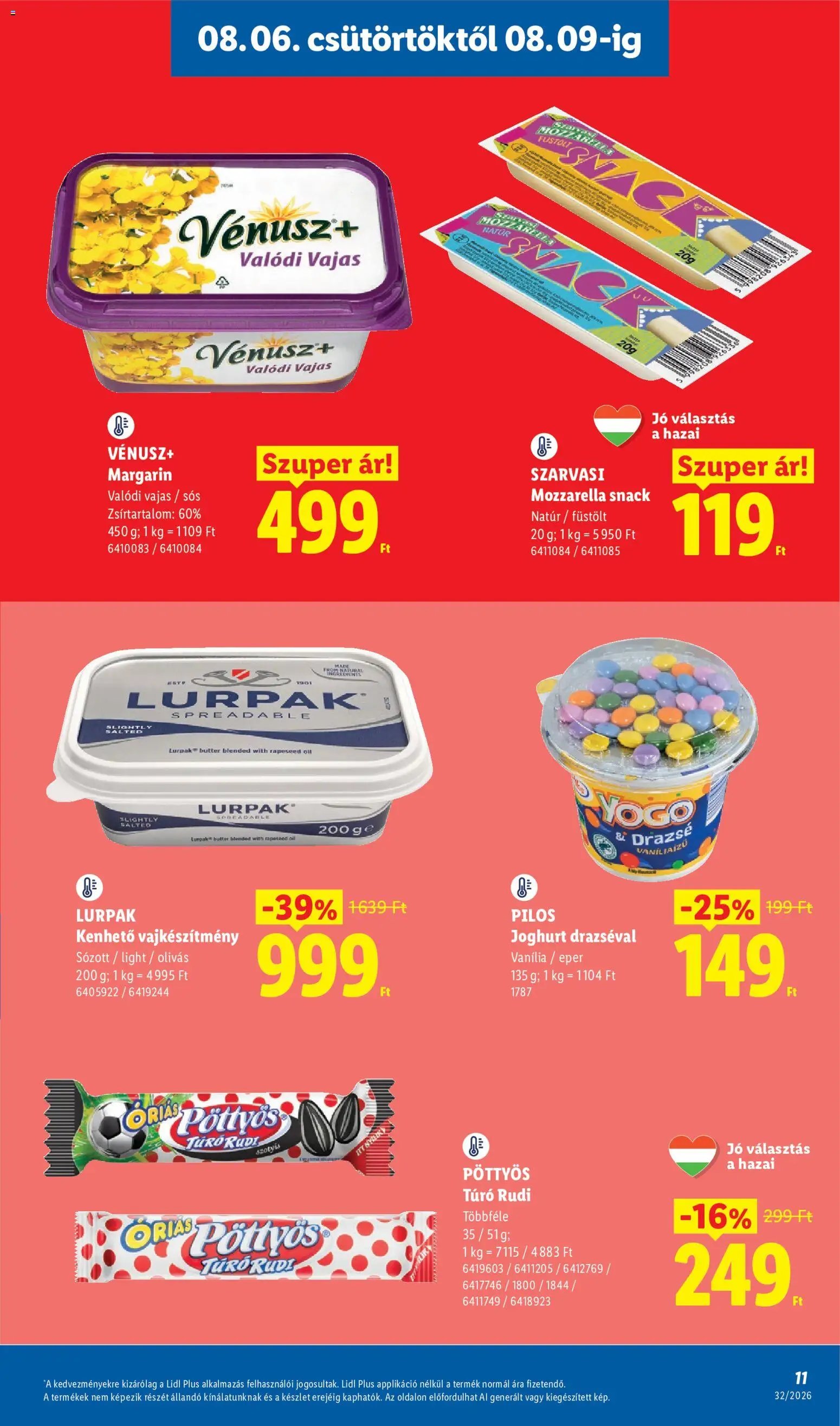 Lidl újság 2026.08.06. Lidl akciós újság