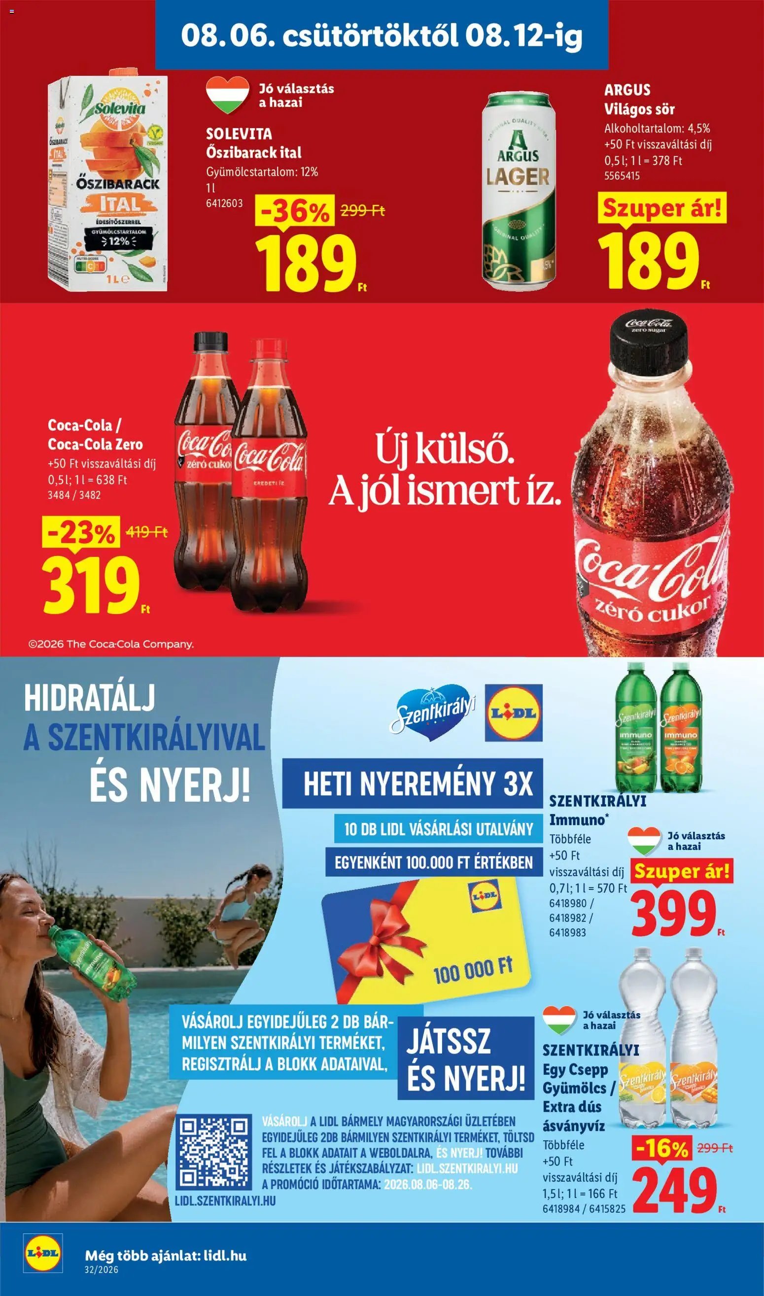 Lidl újság 2026.08.06. Lidl akciós újság