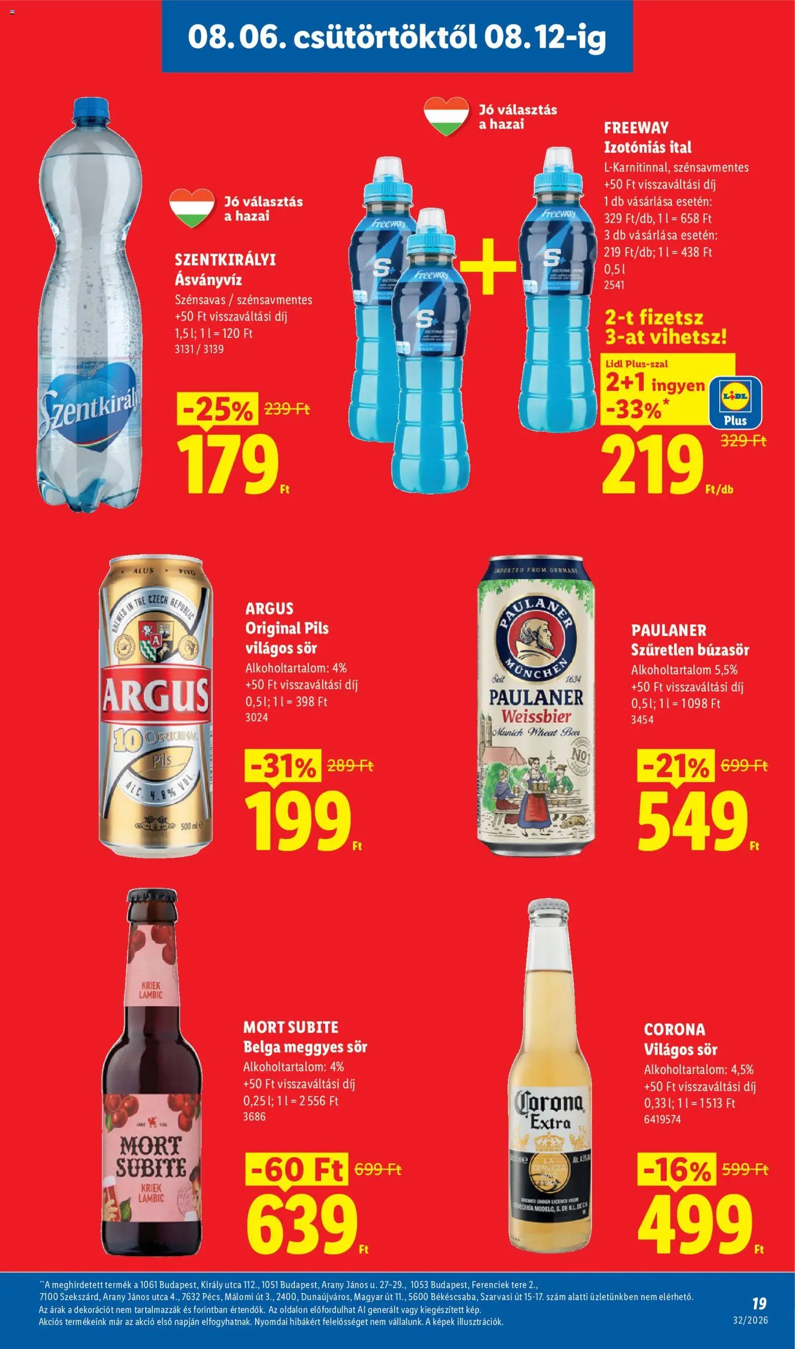 Lidl újság 2026.08.06. Lidl akciós újság