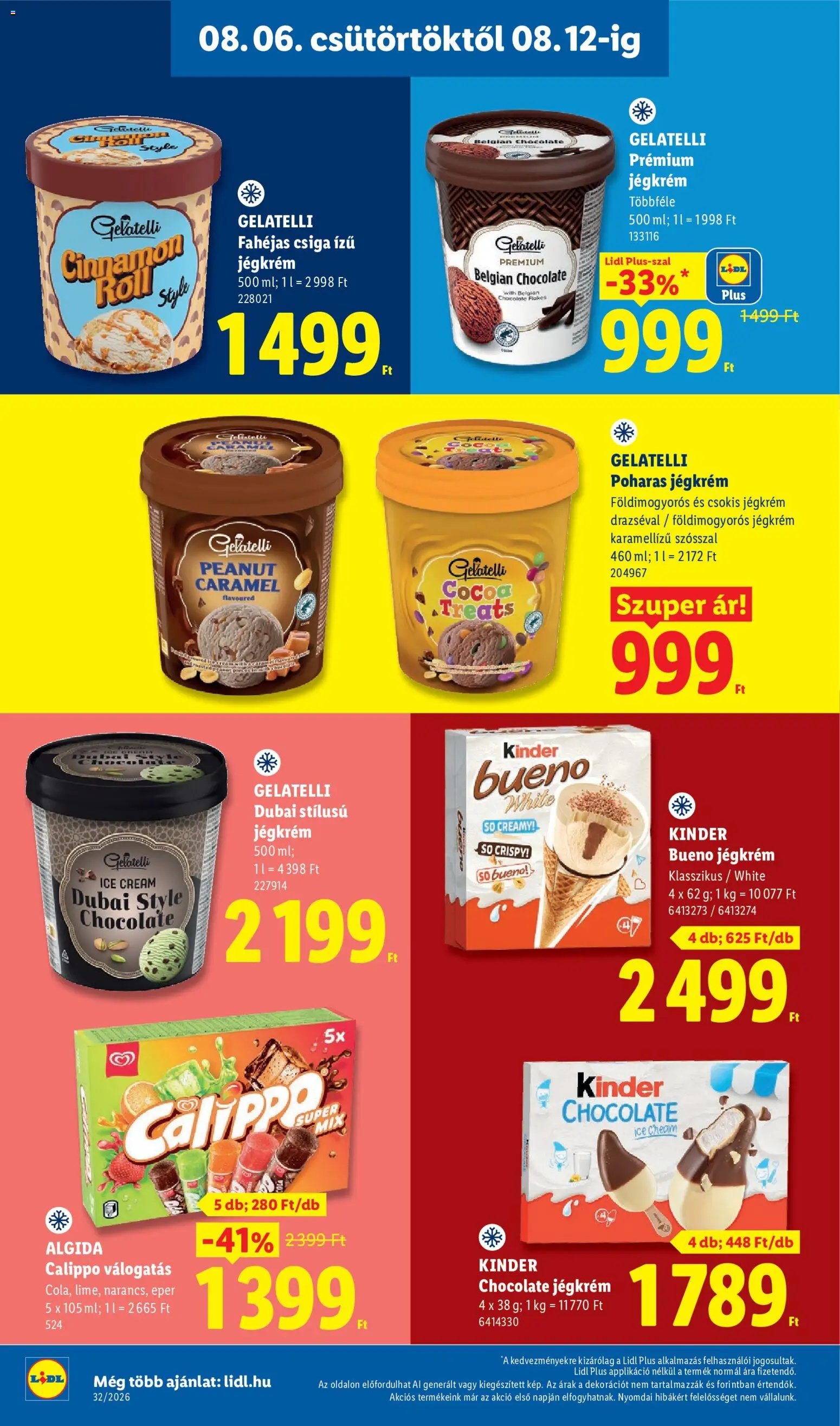 Lidl újság 2026.08.06. Lidl akciós újság
