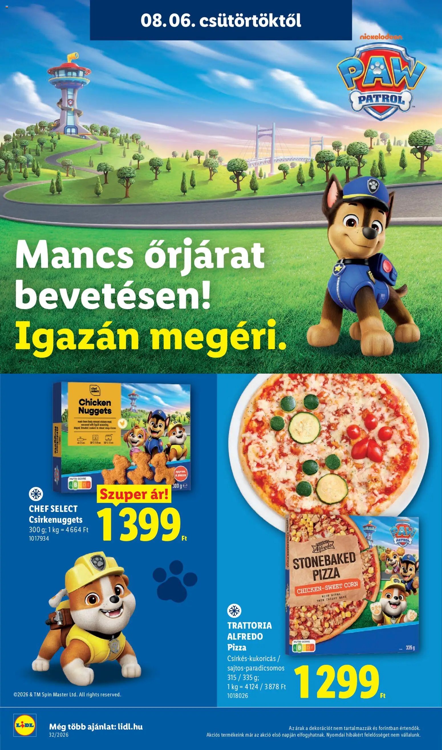 Lidl újság 2026.08.06. Lidl akciós újság