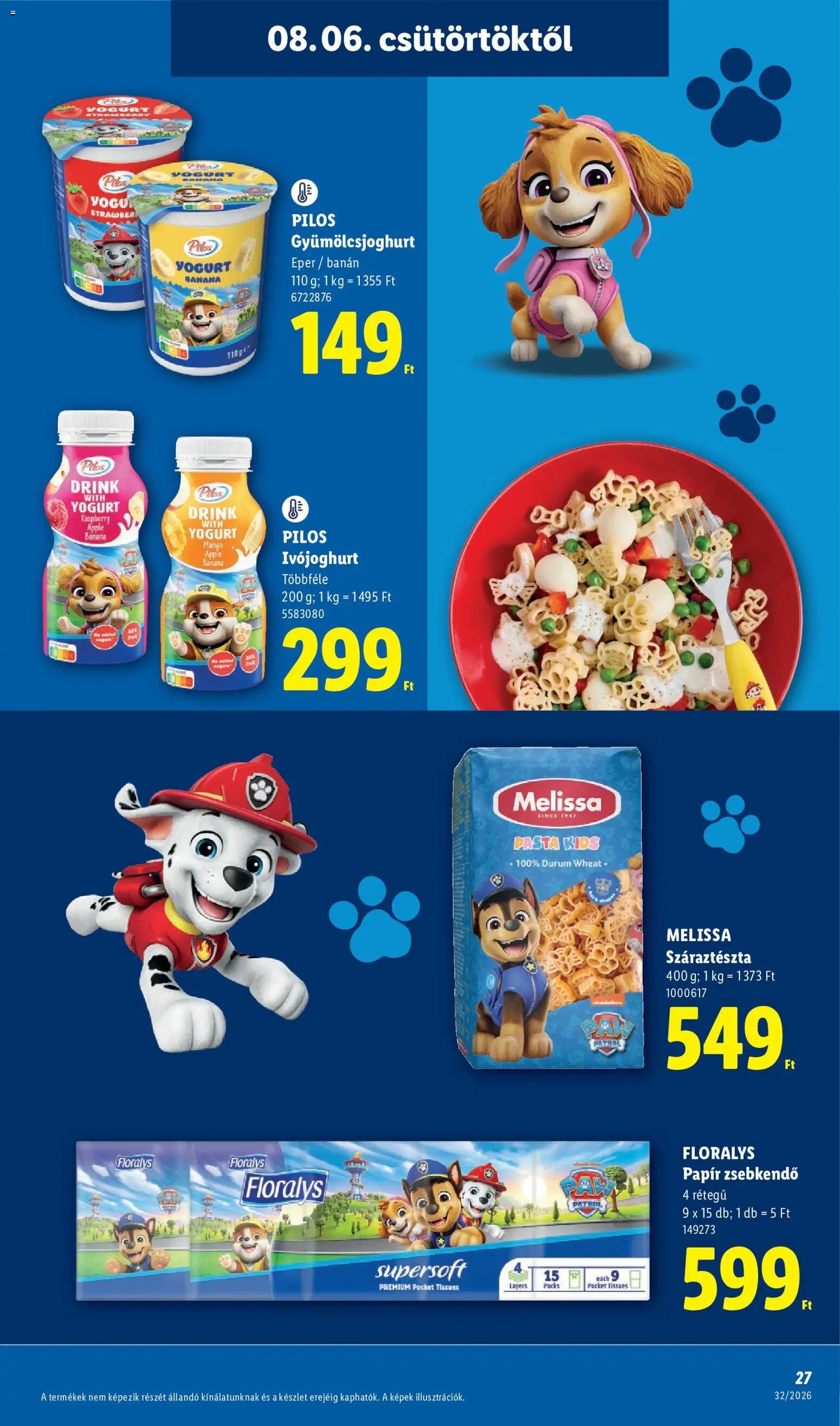 Lidl újság 2026.08.06. Lidl akciós újság