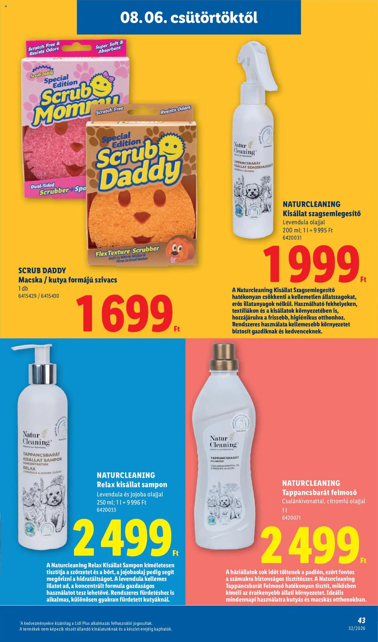 Lidl újság 2026.08.06. Lidl akciós újság