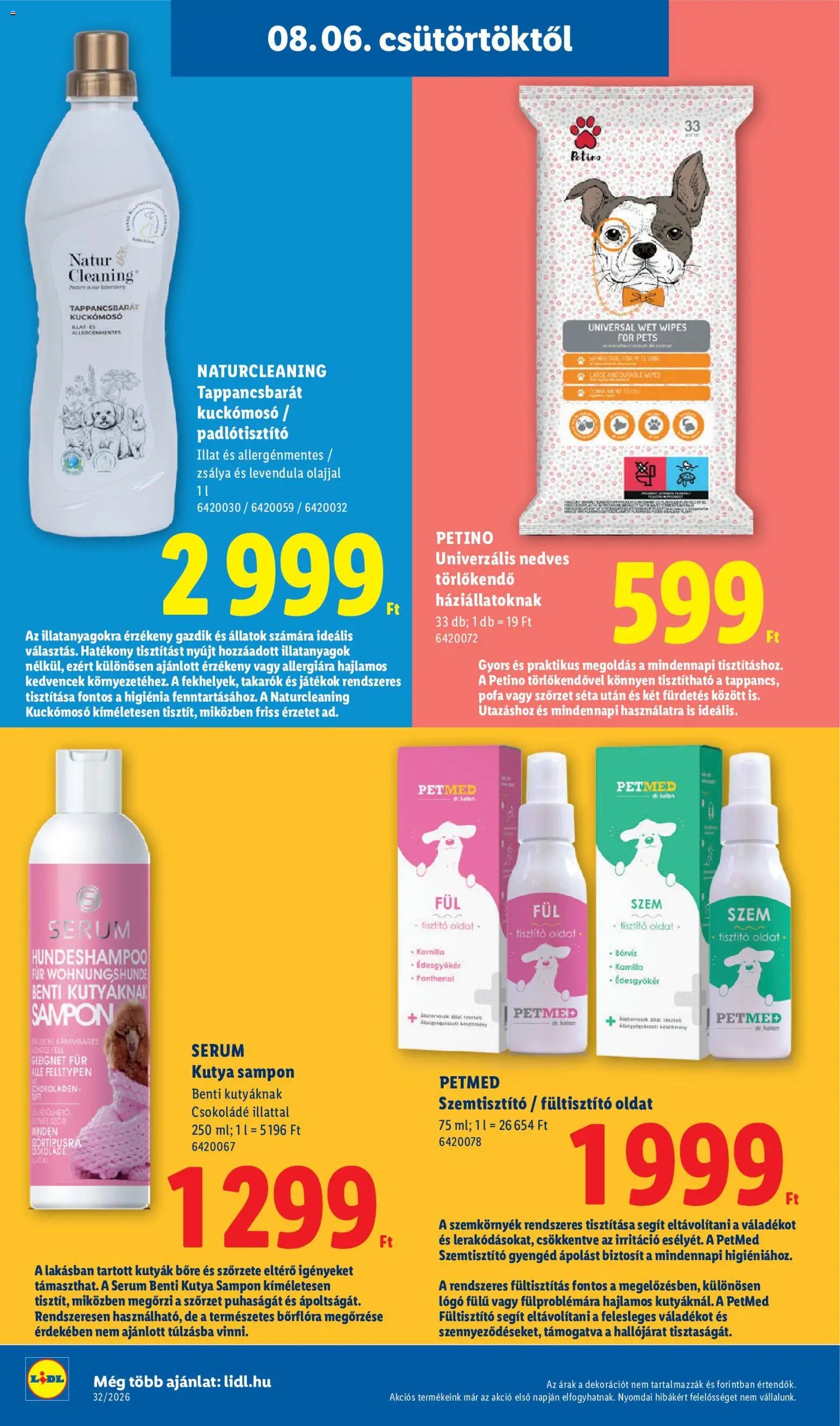 Lidl újság 2026.08.06. Lidl akciós újság