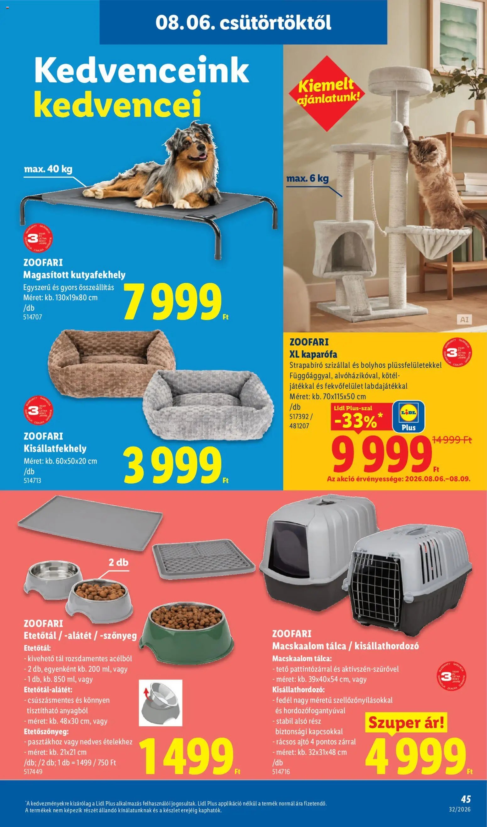 Lidl újság 2026.08.06. Lidl akciós újság