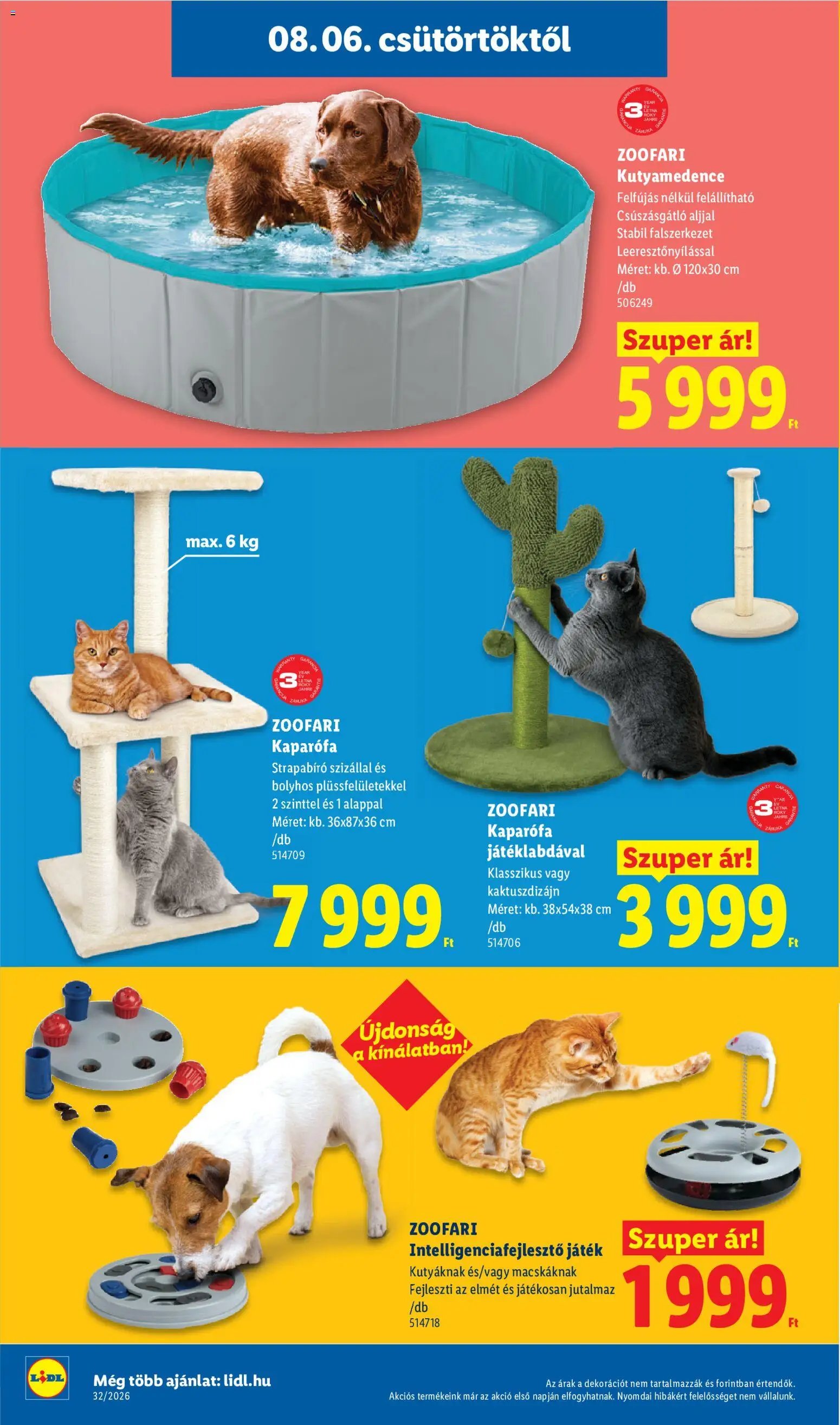 Lidl újság 2026.08.06. Lidl akciós újság