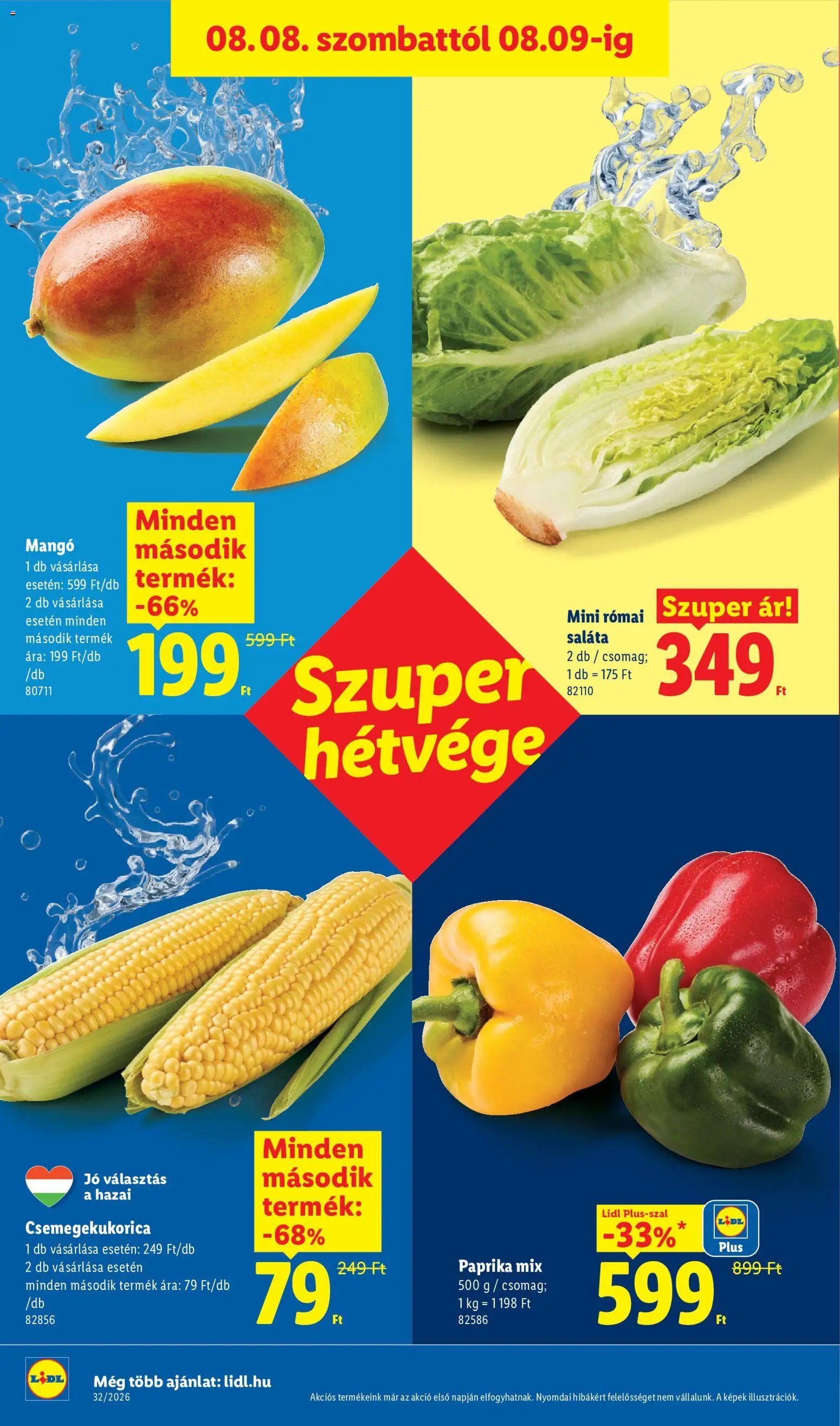 Lidl újság 2026.08.06. Lidl akciós újság
