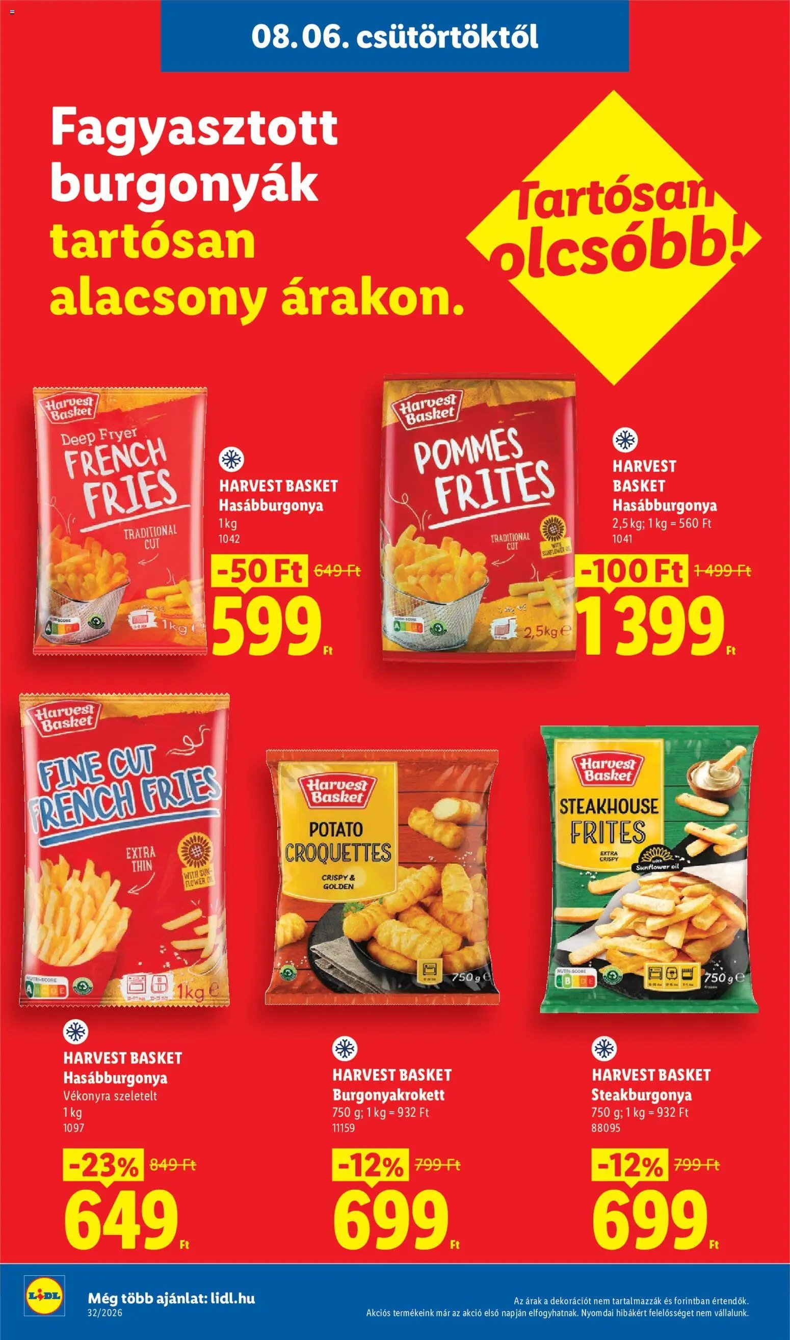 Lidl újság 2026.08.06. Lidl akciós újság