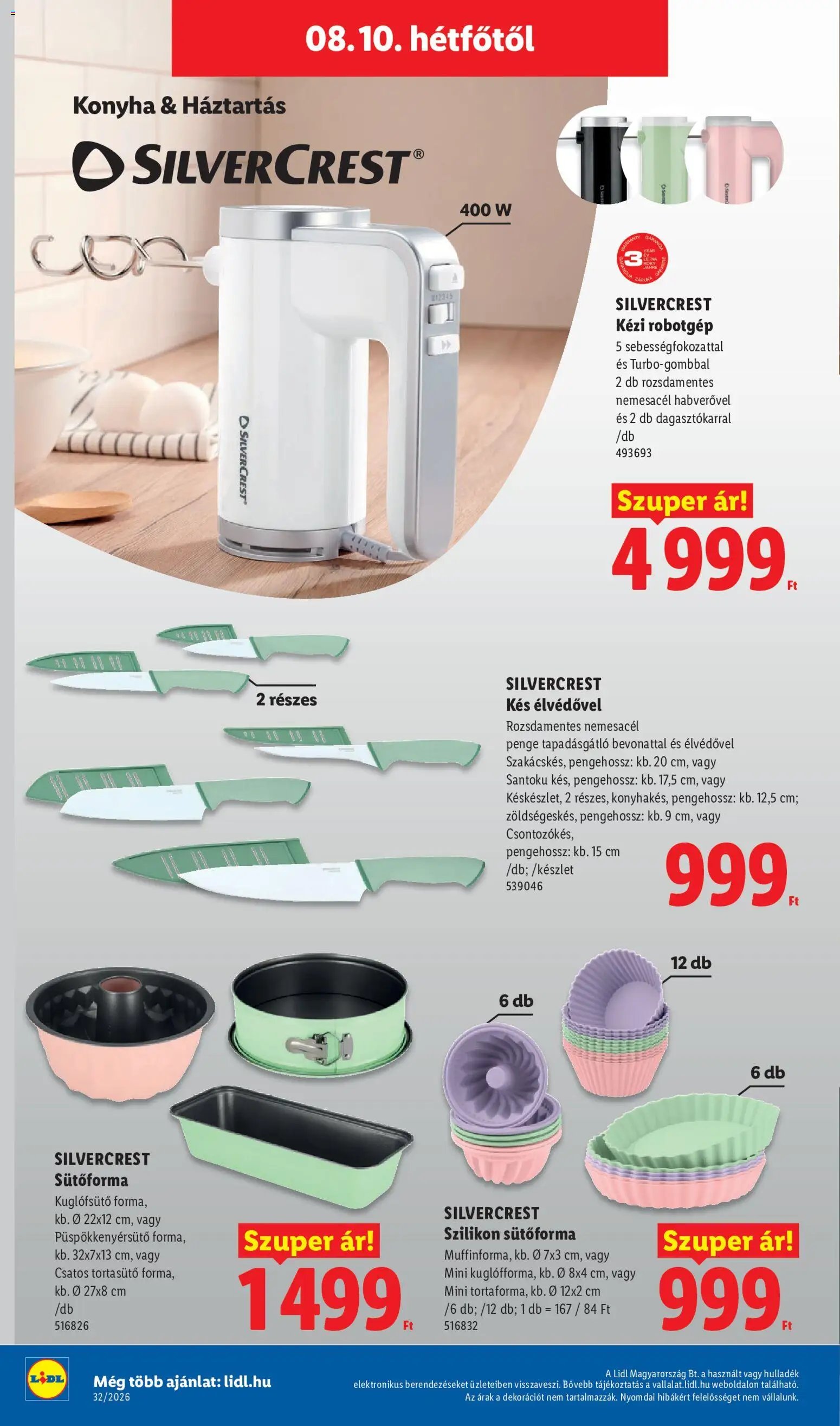 Lidl újság 2026.08.06. Lidl akciós újság
