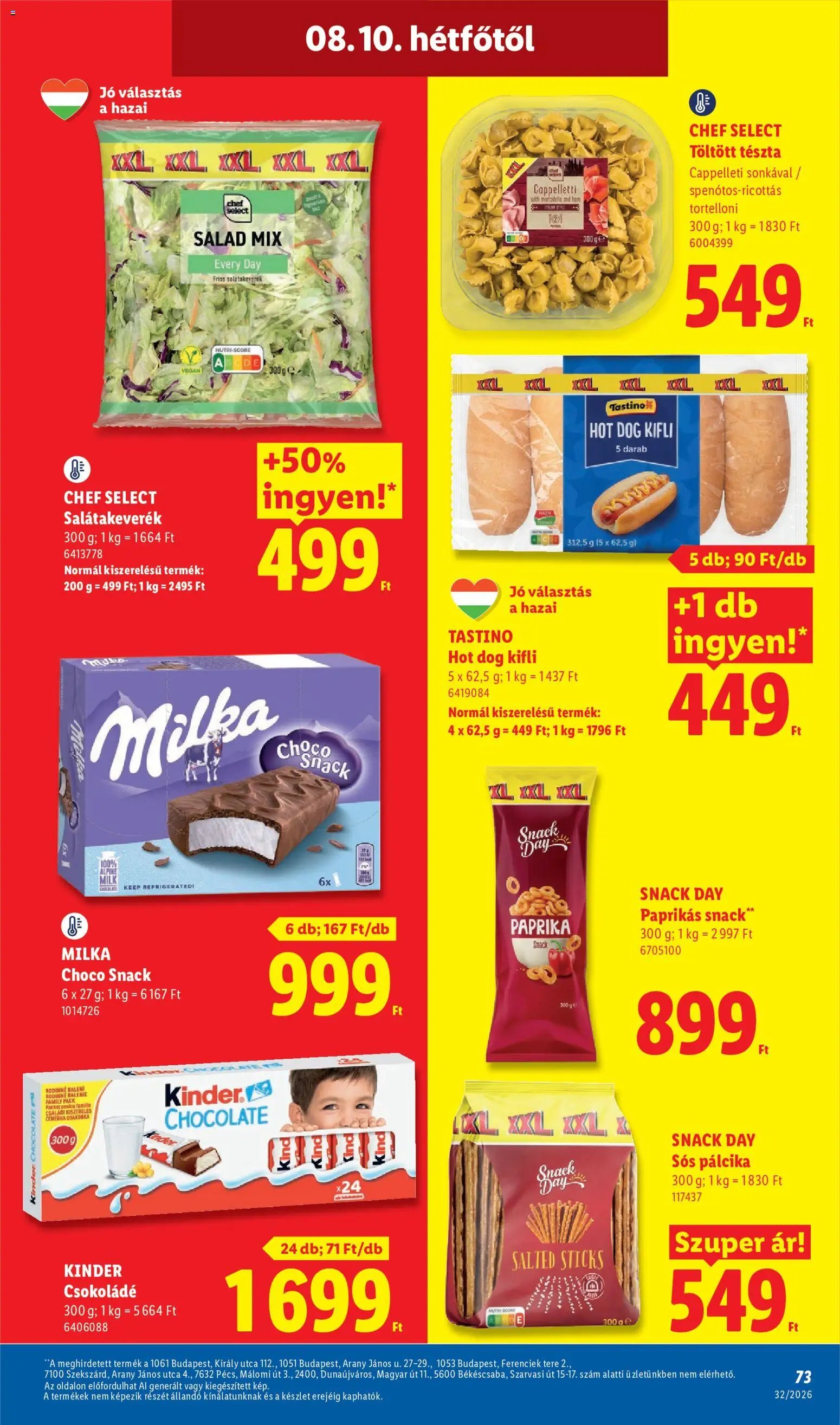Lidl újság 2026.08.06. Lidl akciós újság