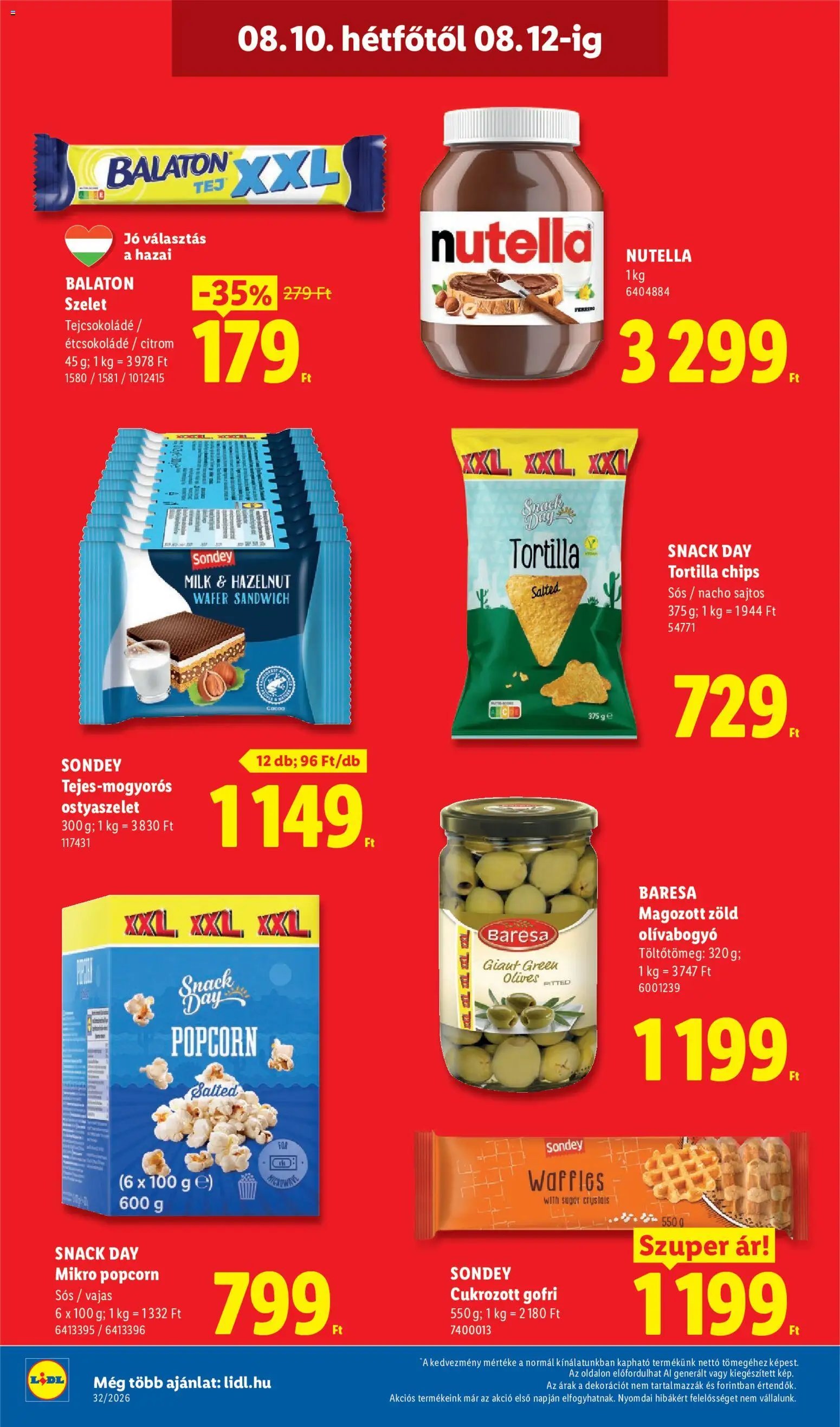 Lidl újság 2026.08.06. Lidl akciós újság